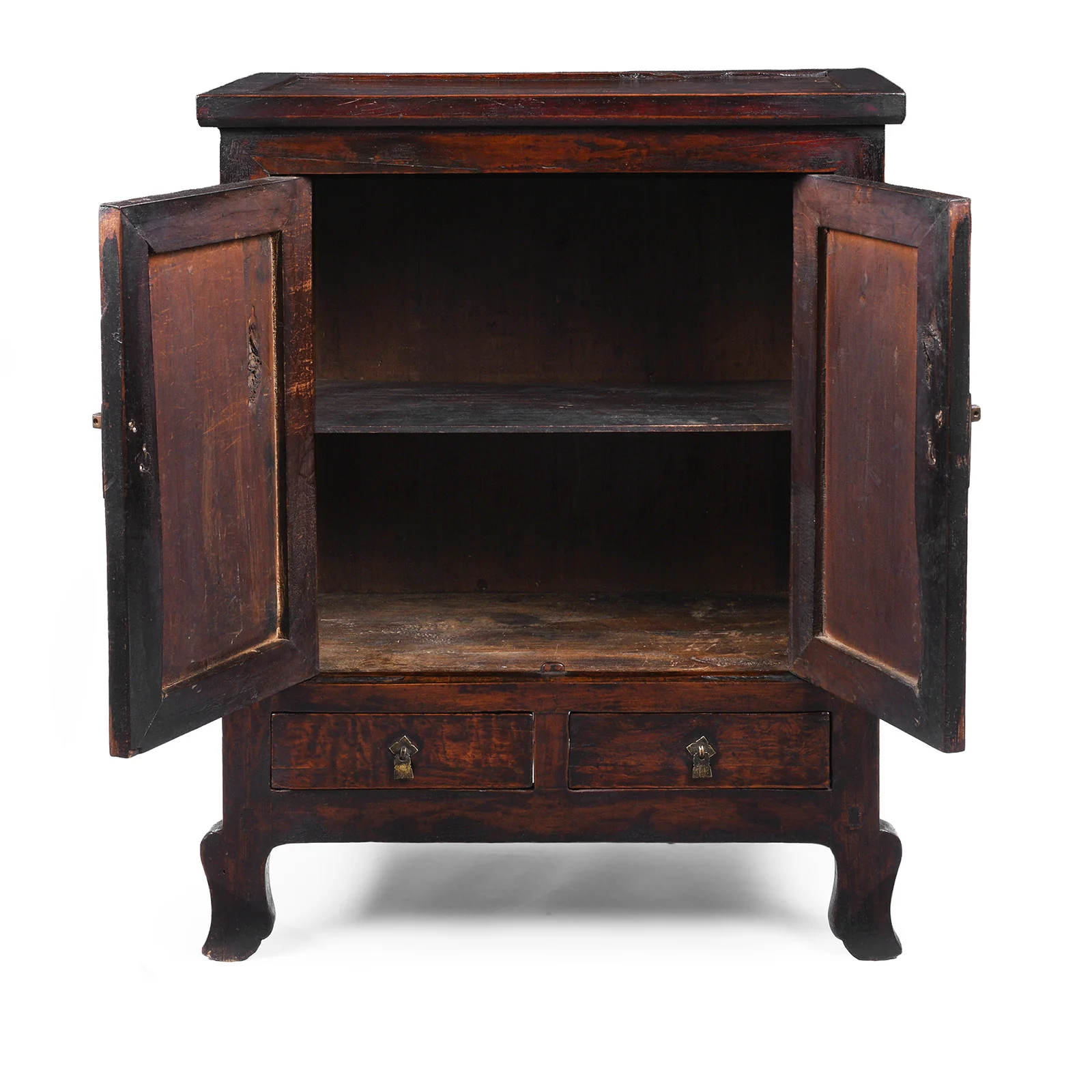 Mulberry & Poplar Cabinet From Gansu - 19th Century - Image 3