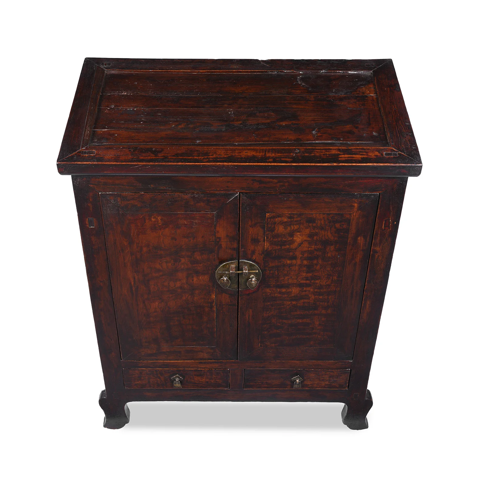 Mulberry & Poplar Cabinet From Gansu - 19th Century - Image 7