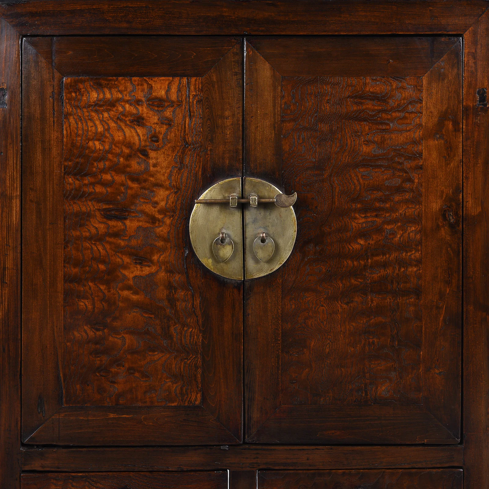Burr Mulberry Cabinet From Gansu - 19th Century - Image 4