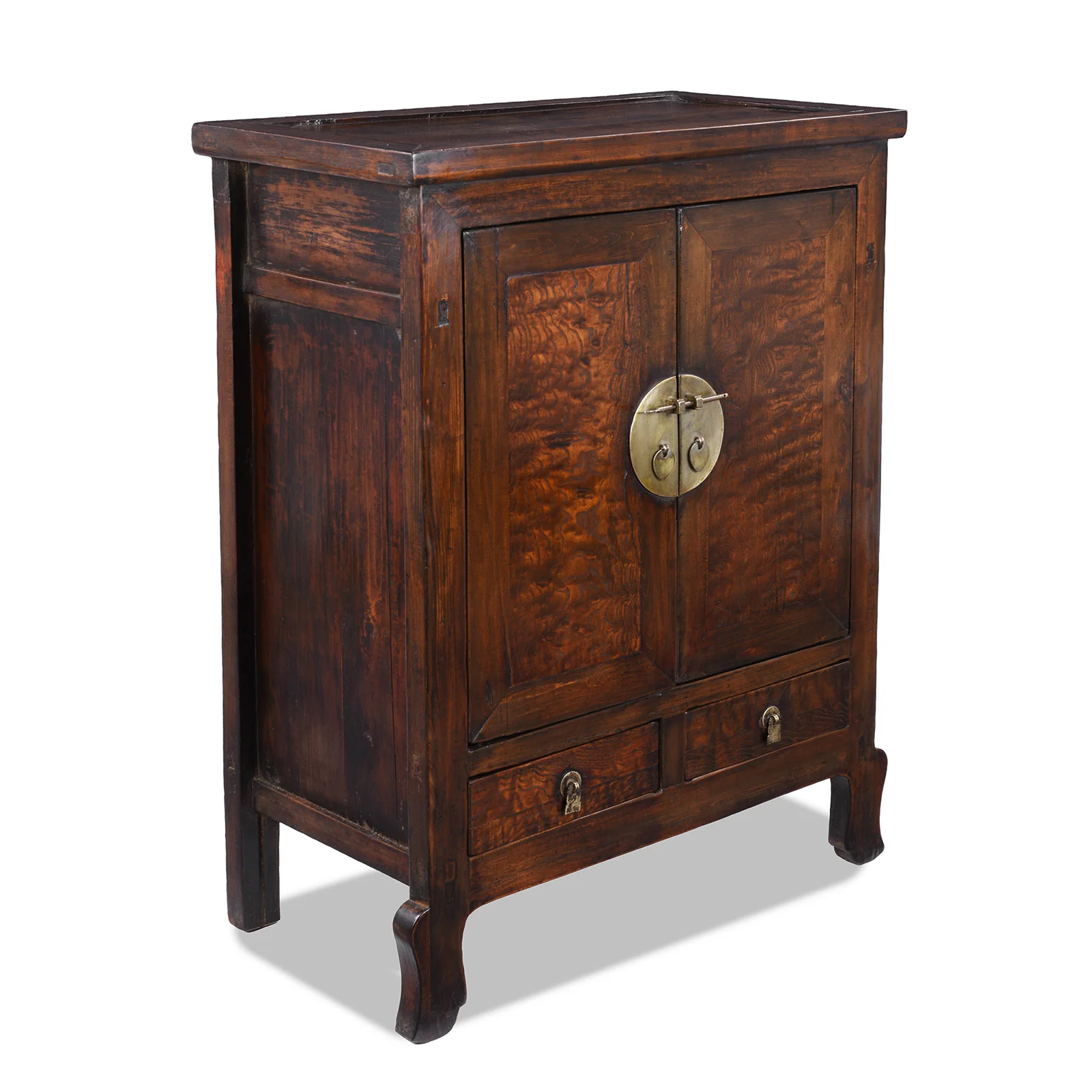 Burr Mulberry Cabinet From Gansu - 19th Century - Image 5