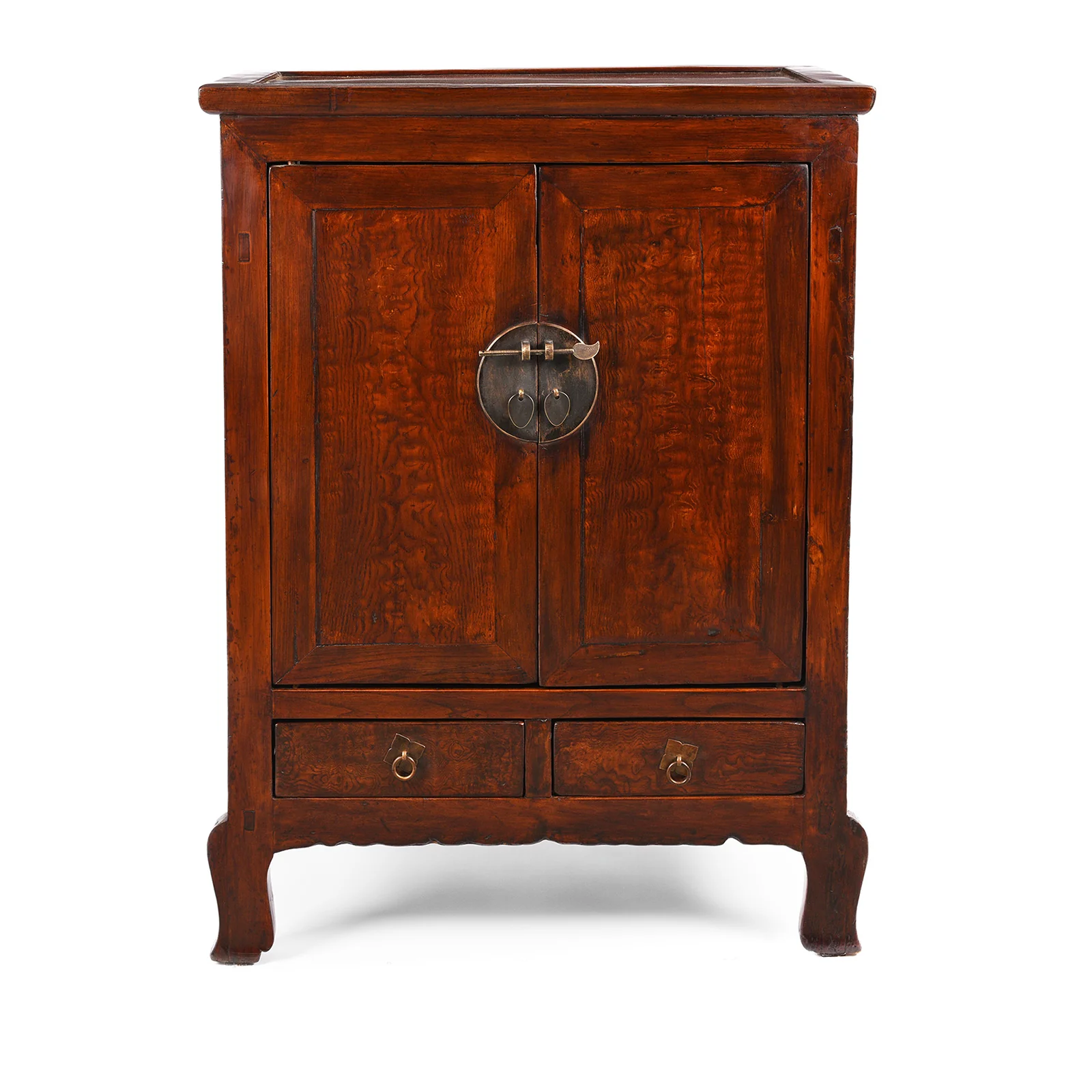 Mulberry & Walnut Gansu Cabinet - 19thC