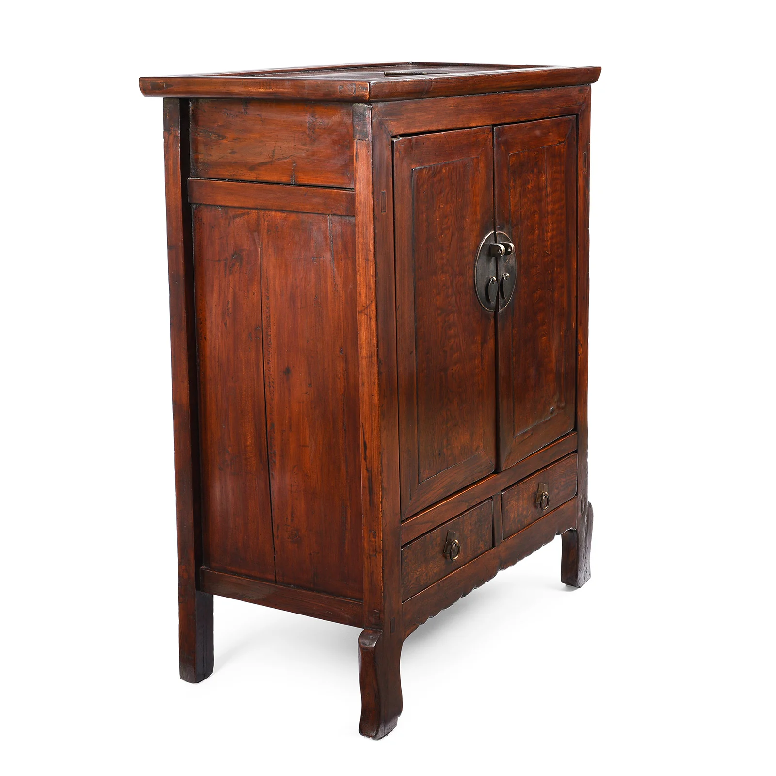 Mulberry & Walnut Gansu Cabinet - 19thC - Image 3