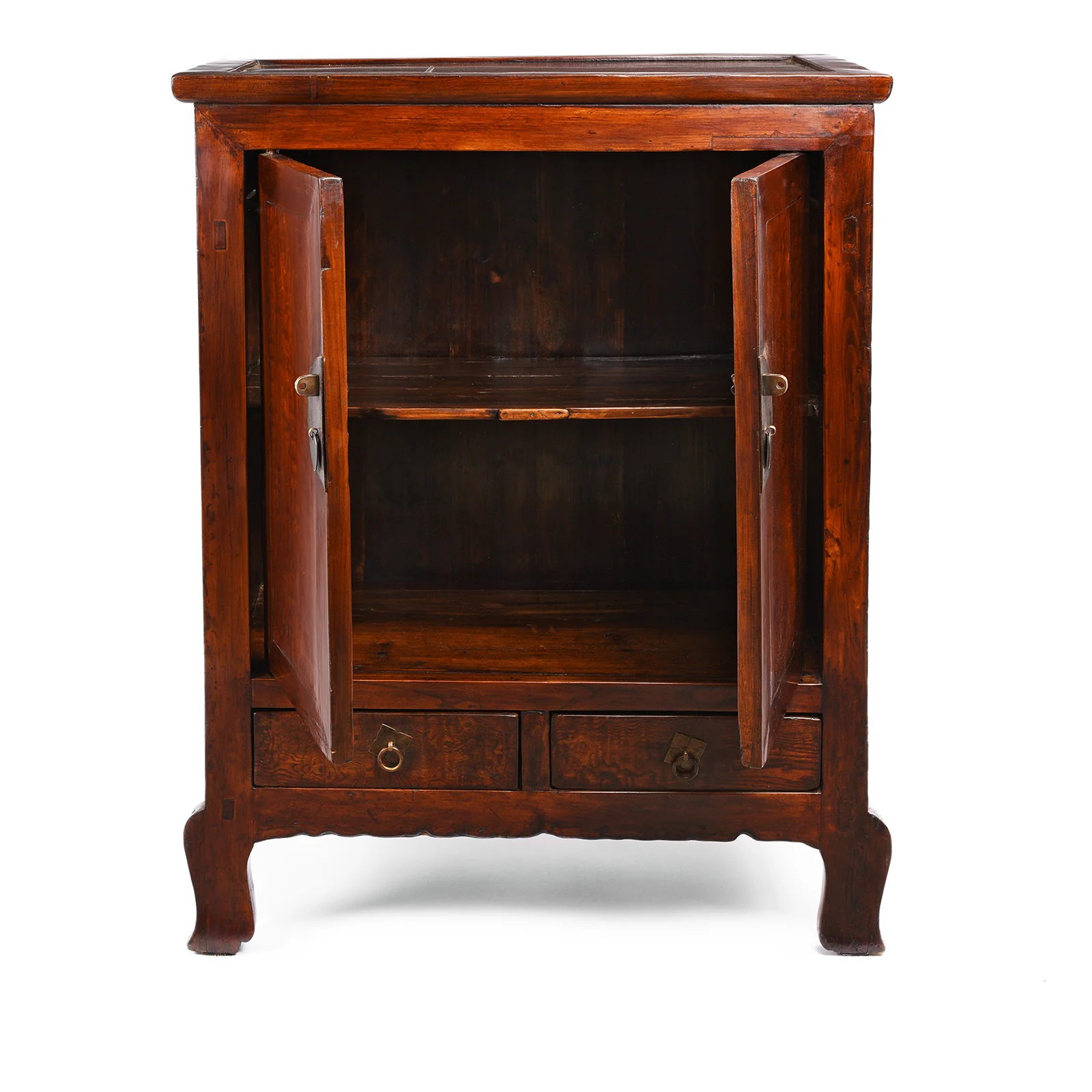 Mulberry & Walnut Gansu Cabinet - 19thC - Image 4