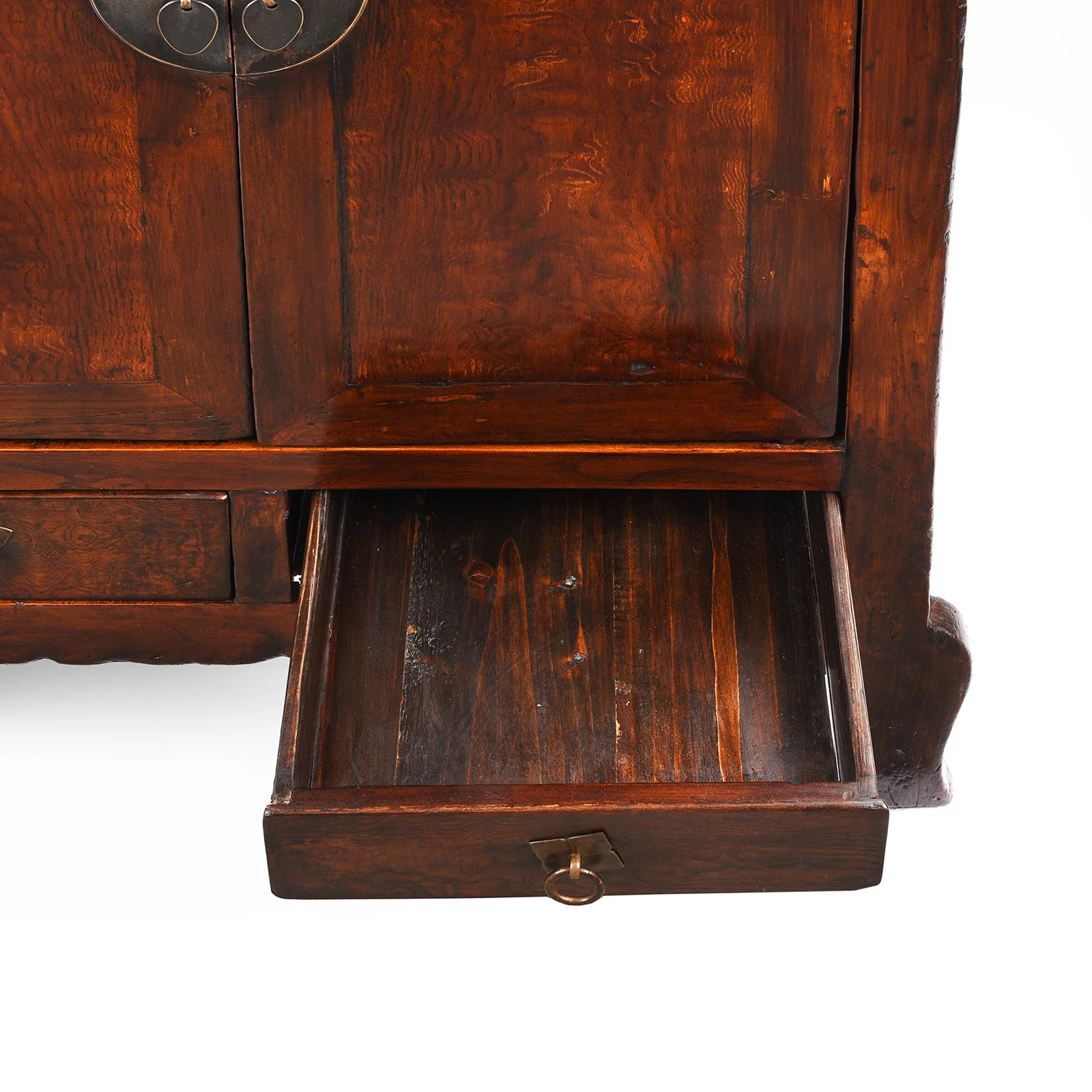 Mulberry & Walnut Gansu Cabinet - 19thC - Image 7