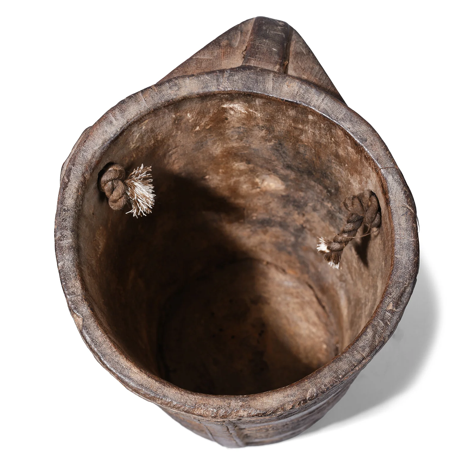 Nepalese Carved Wooden Milk Pot - Early 20th Century - Image 5