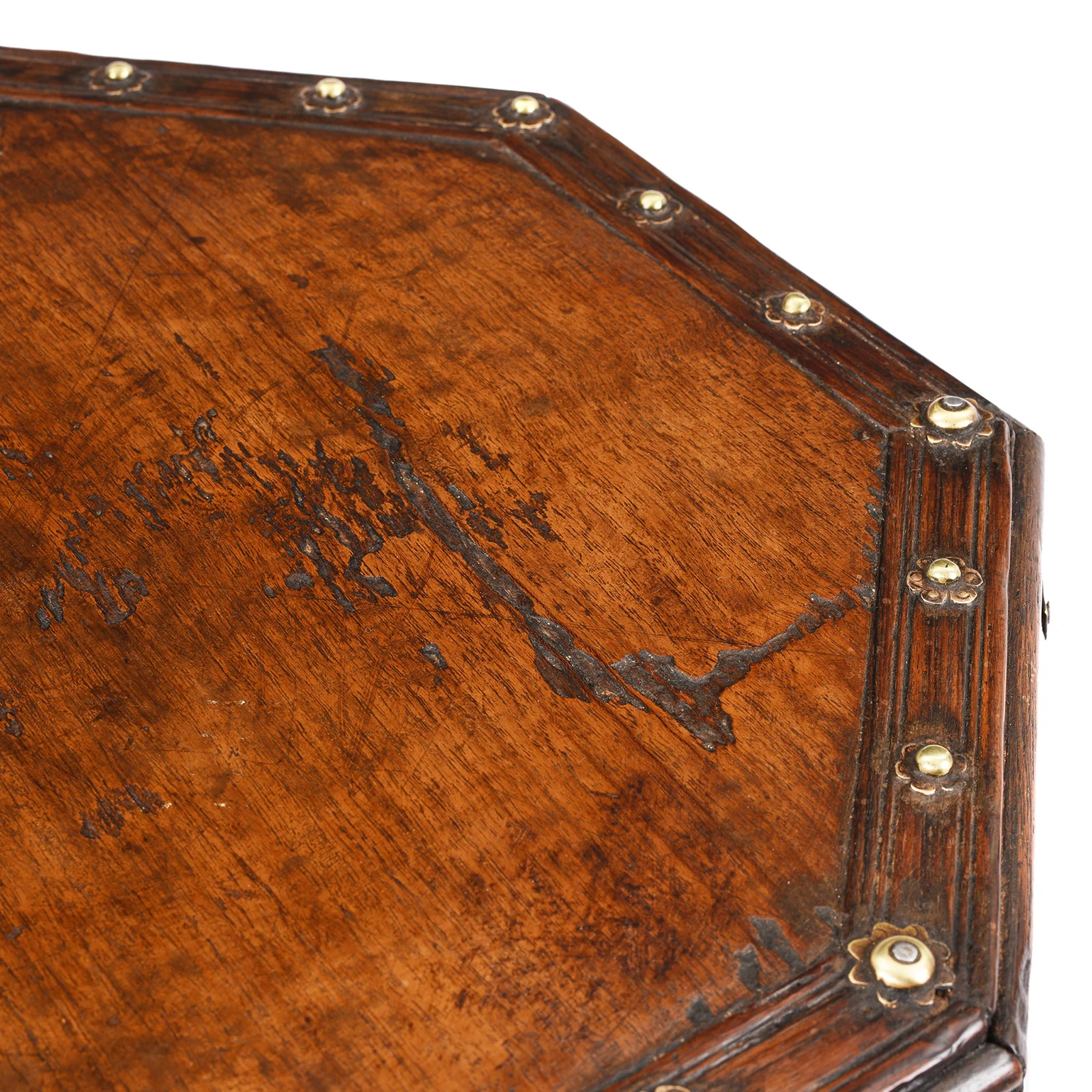 Octagonal Bajot Low Table From Rajasthan - 19th Century - Image 4