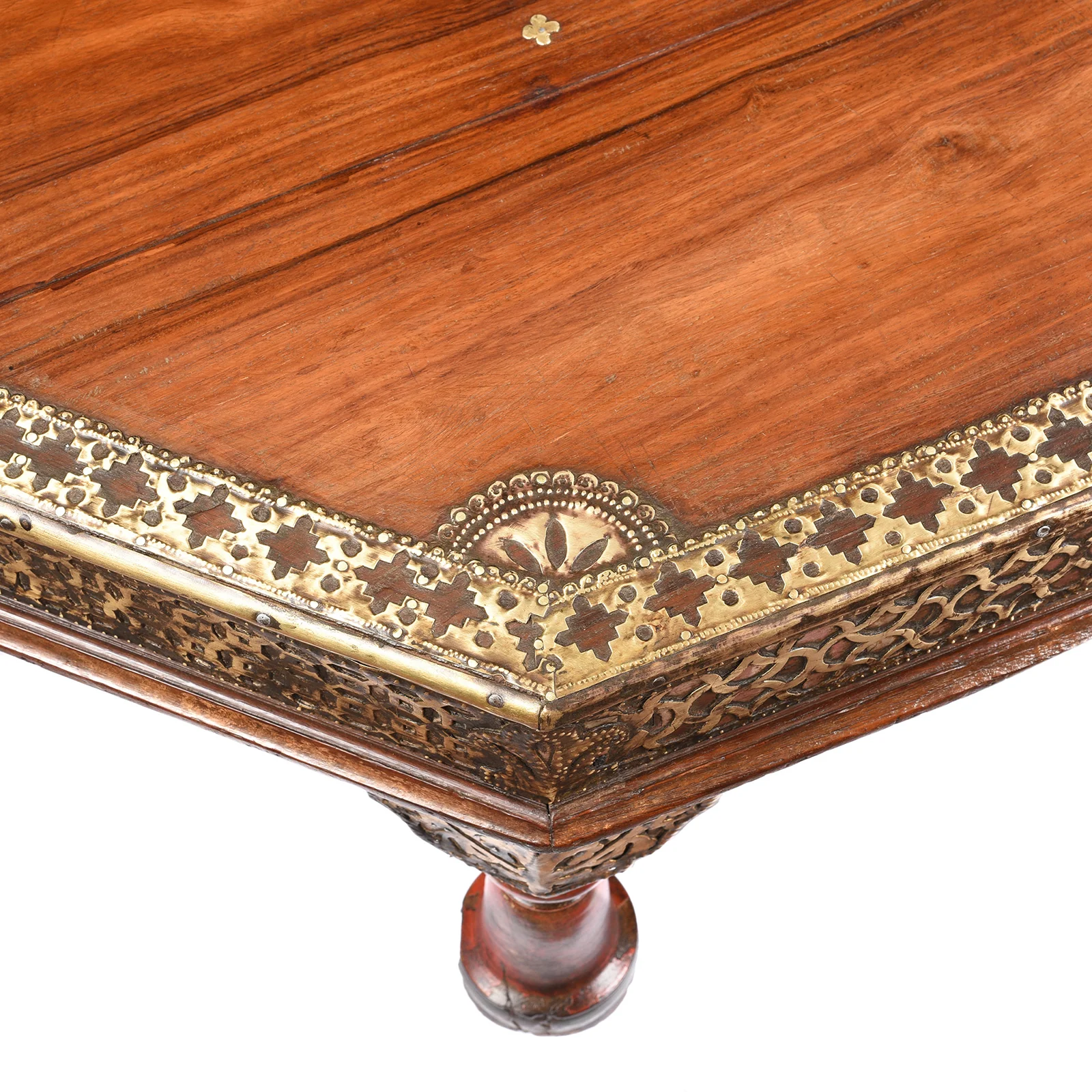 Octagonal Bajot Low Prayer Table From Shekhawati - 19thC - Image 9