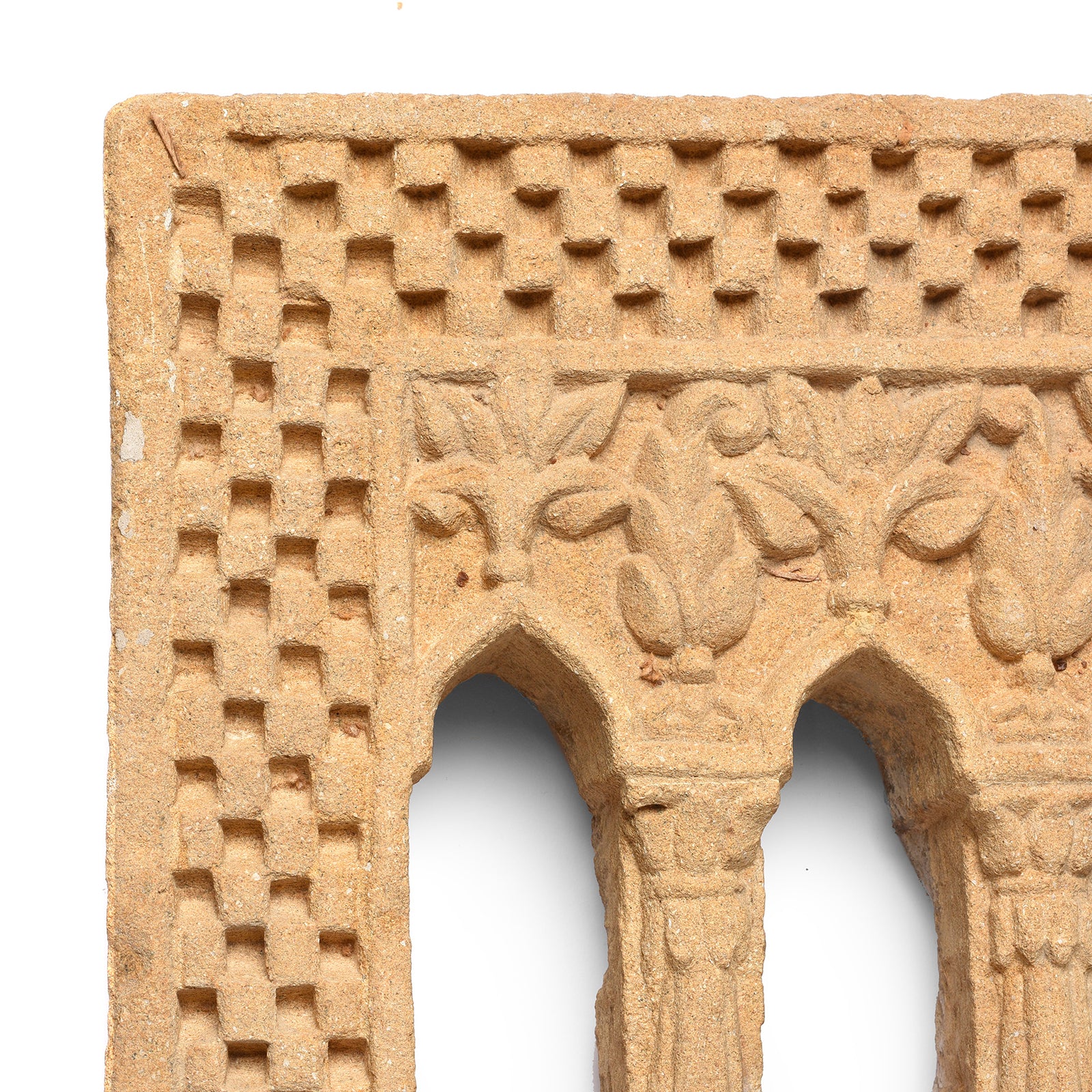 3 Way Stone Lamp Niche From Jaisalmer - 19th Century - Image 2