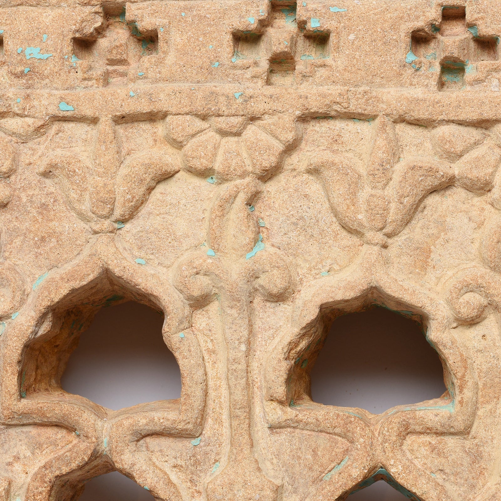 Old 3 Way Stone Lamp Niche From Jaisalmer - 19th Century - Image 4