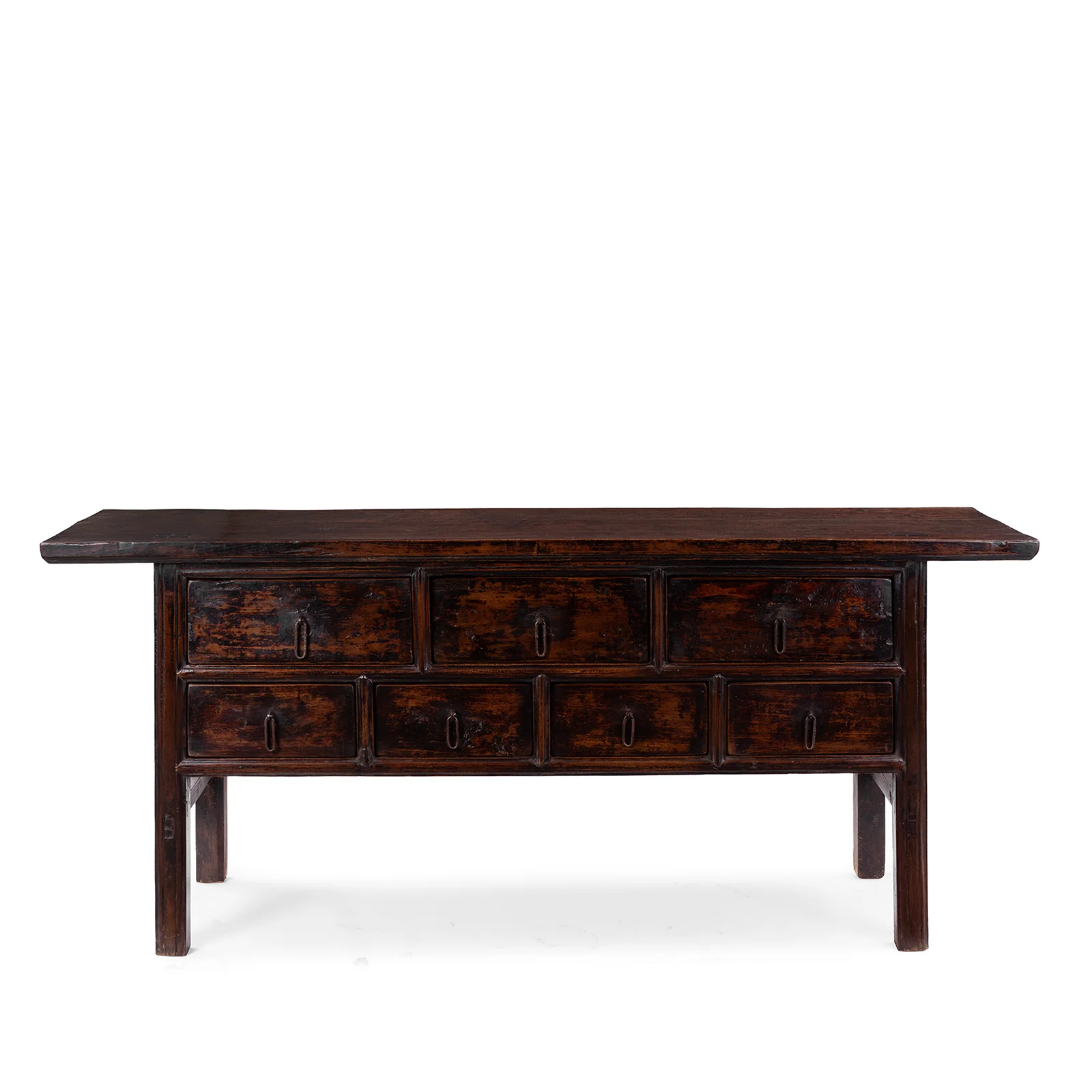 Chinese 7 Drawer Console Table - 19th Century