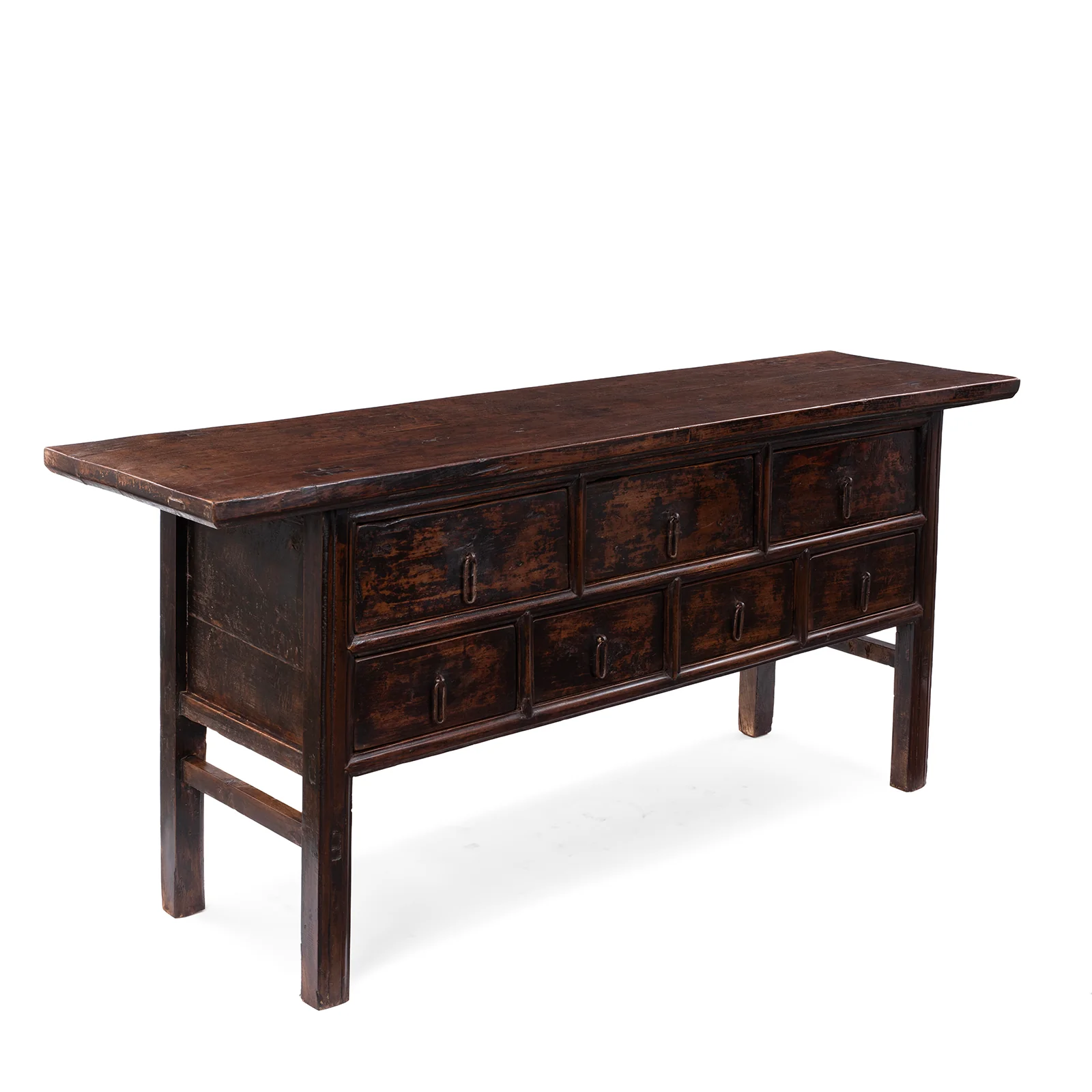 Chinese 7 Drawer Console Table - 19th Century - Image 3