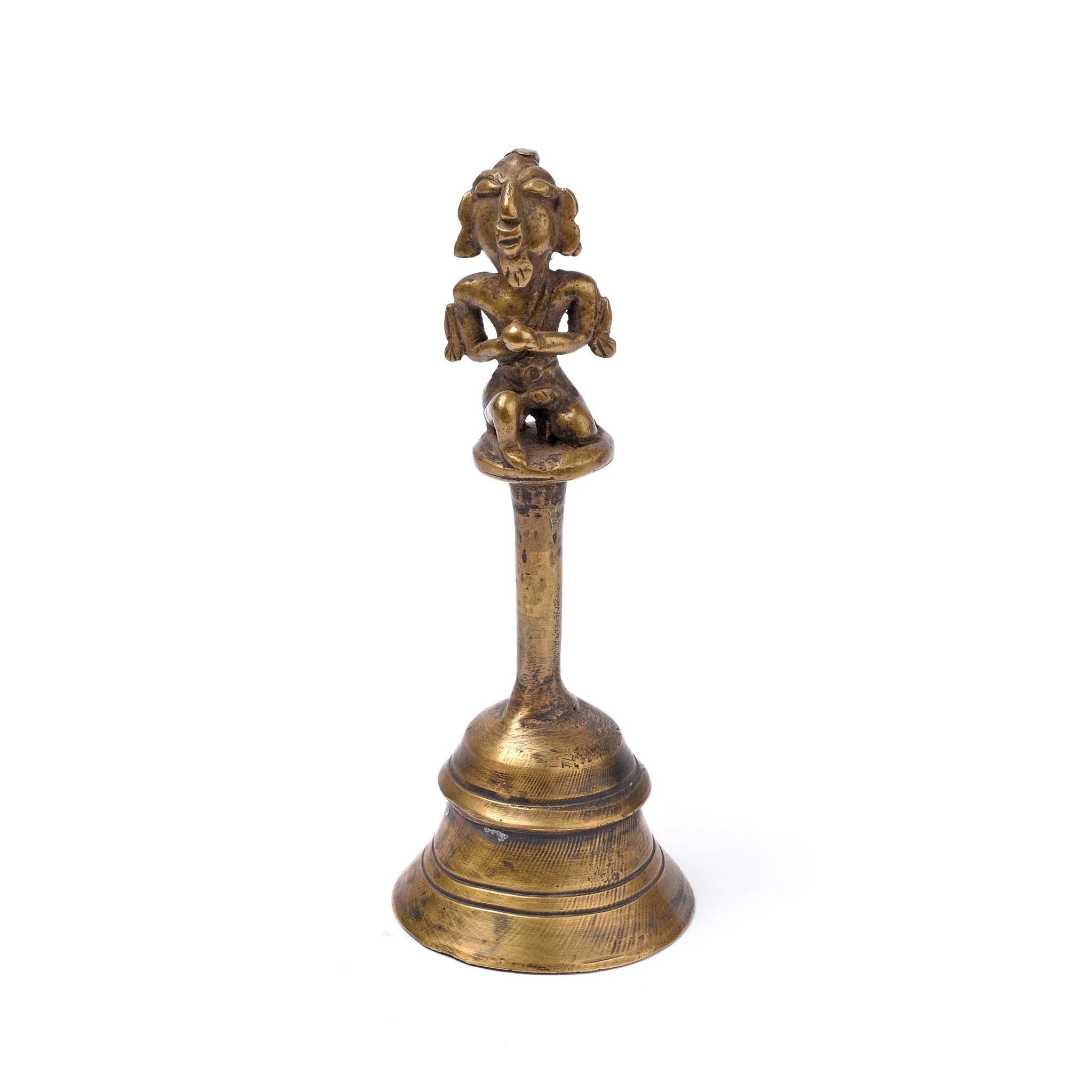 Old Brass Puja Bell from Delhi - Early 20thC