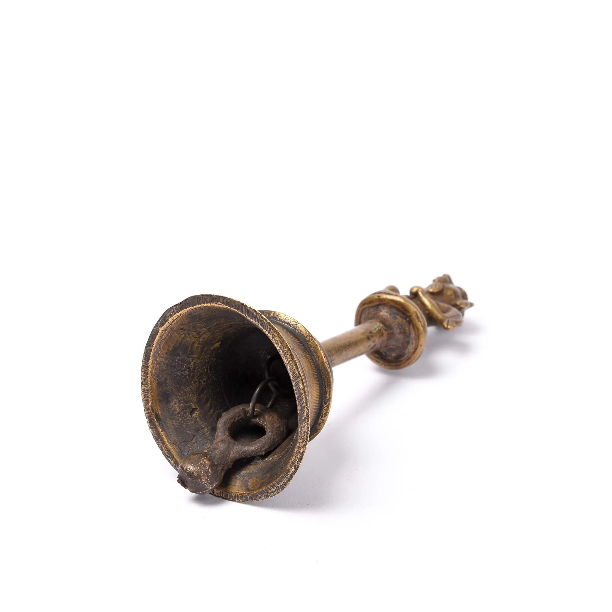 Old Brass Puja Bell from Delhi - Early 20thC - Image 2