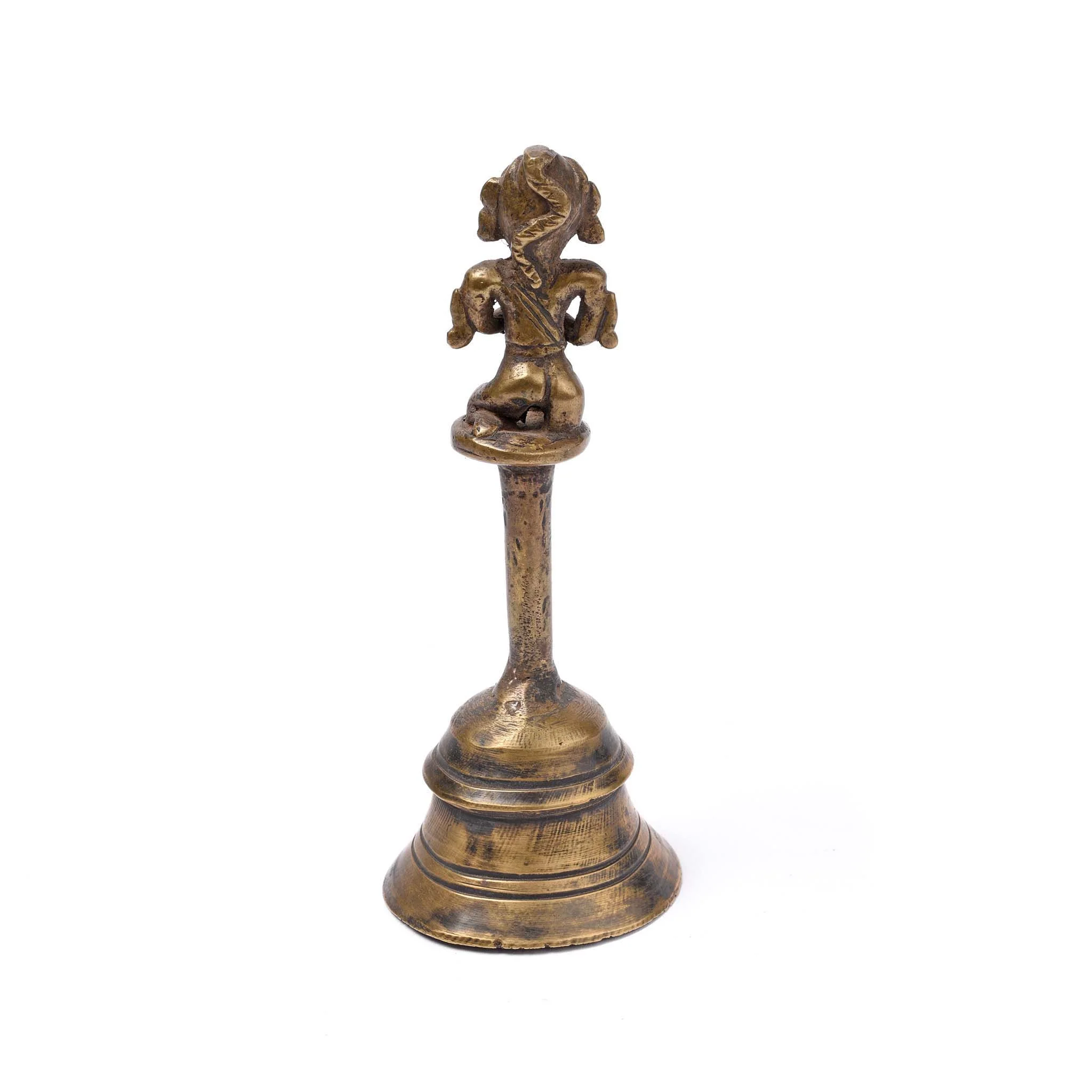 Old Brass Puja Bell from Delhi - Early 20thC - Image 3