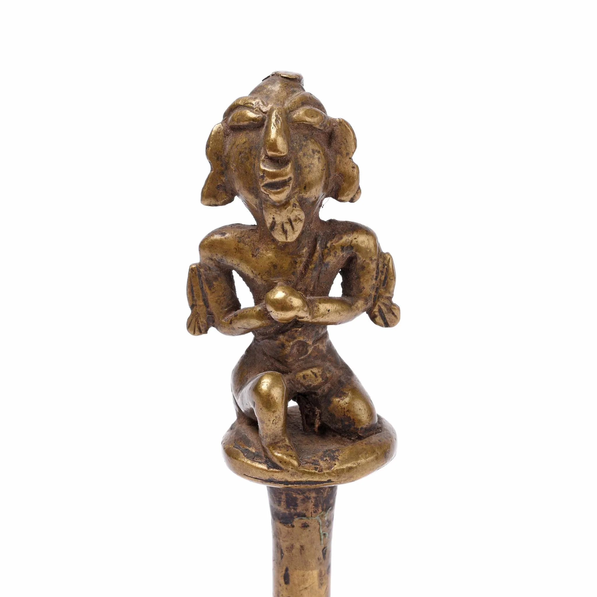 Old Brass Puja Bell from Delhi - Early 20thC - Image 4