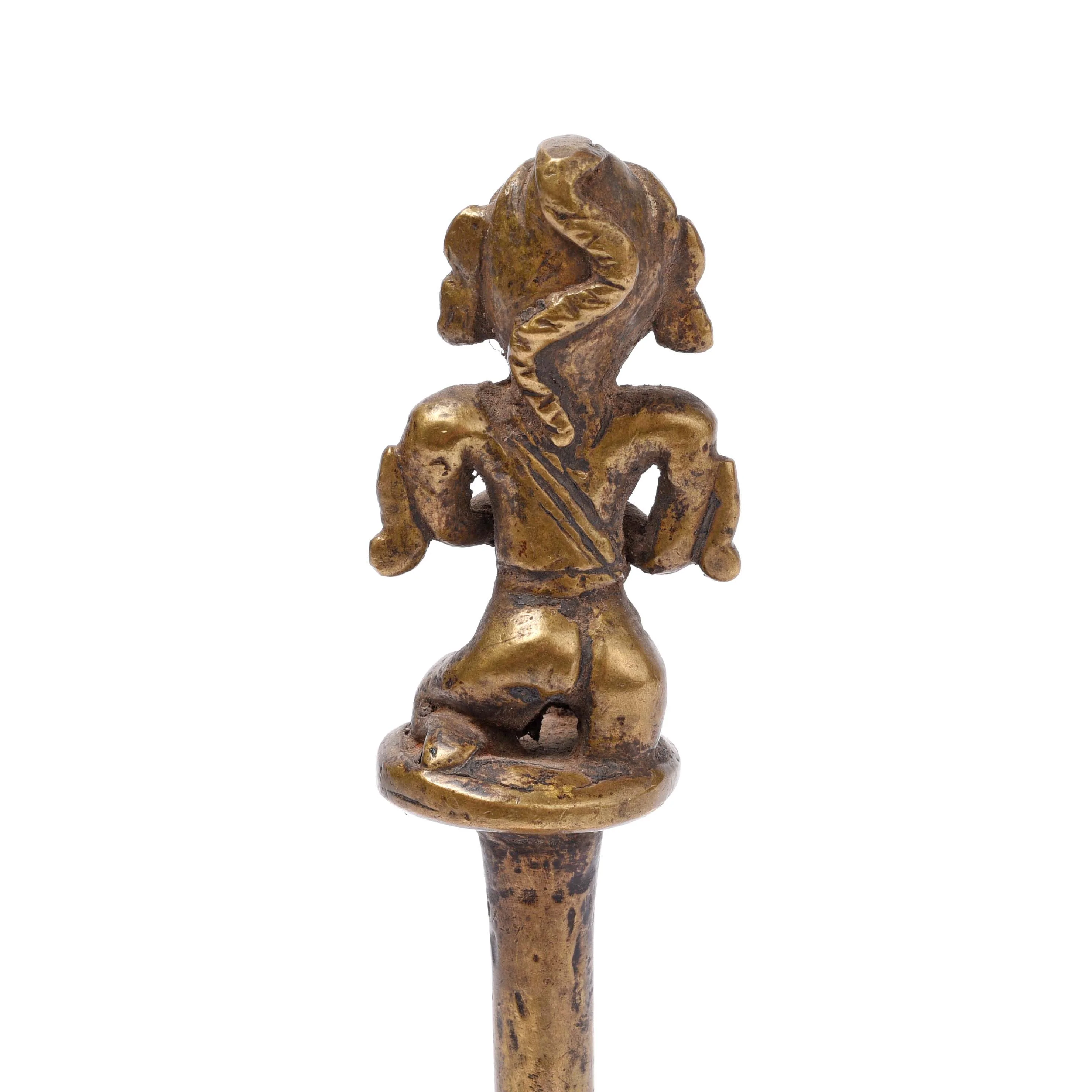 Old Brass Puja Bell from Delhi - Early 20thC - Image 5