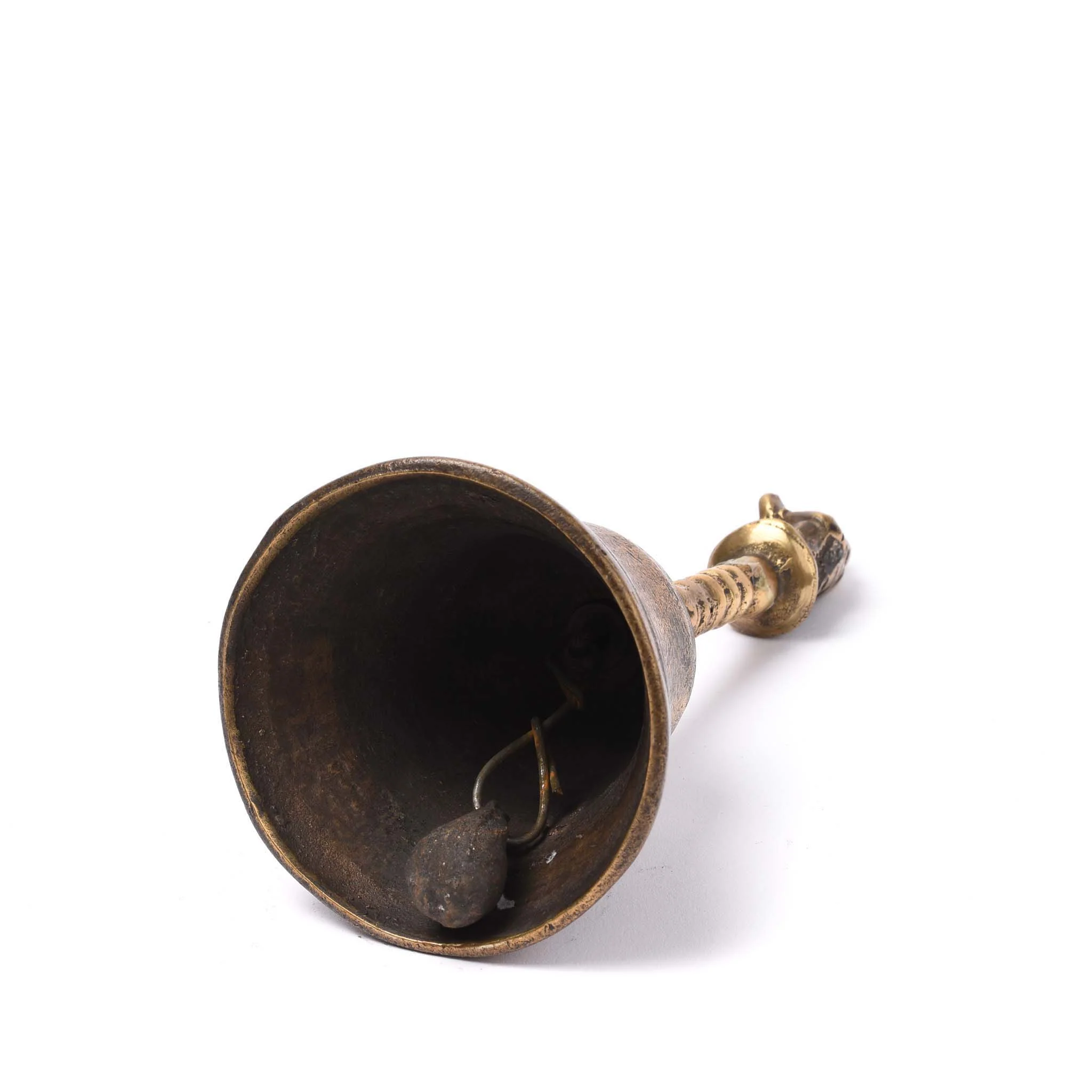 Old Brass Puja Bell from Delhi - Early 20thC - Image 2