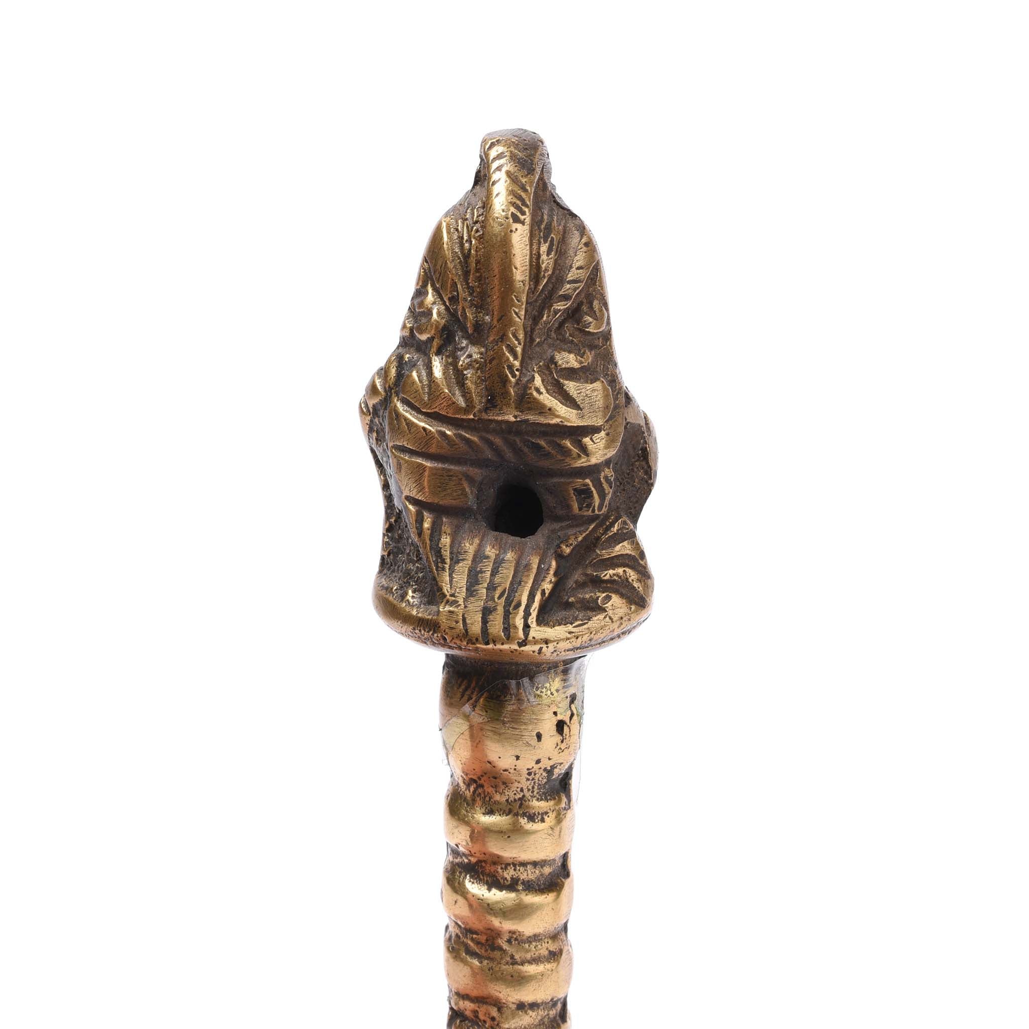 Old Brass Puja Bell from Delhi - Early 20thC - Image 6