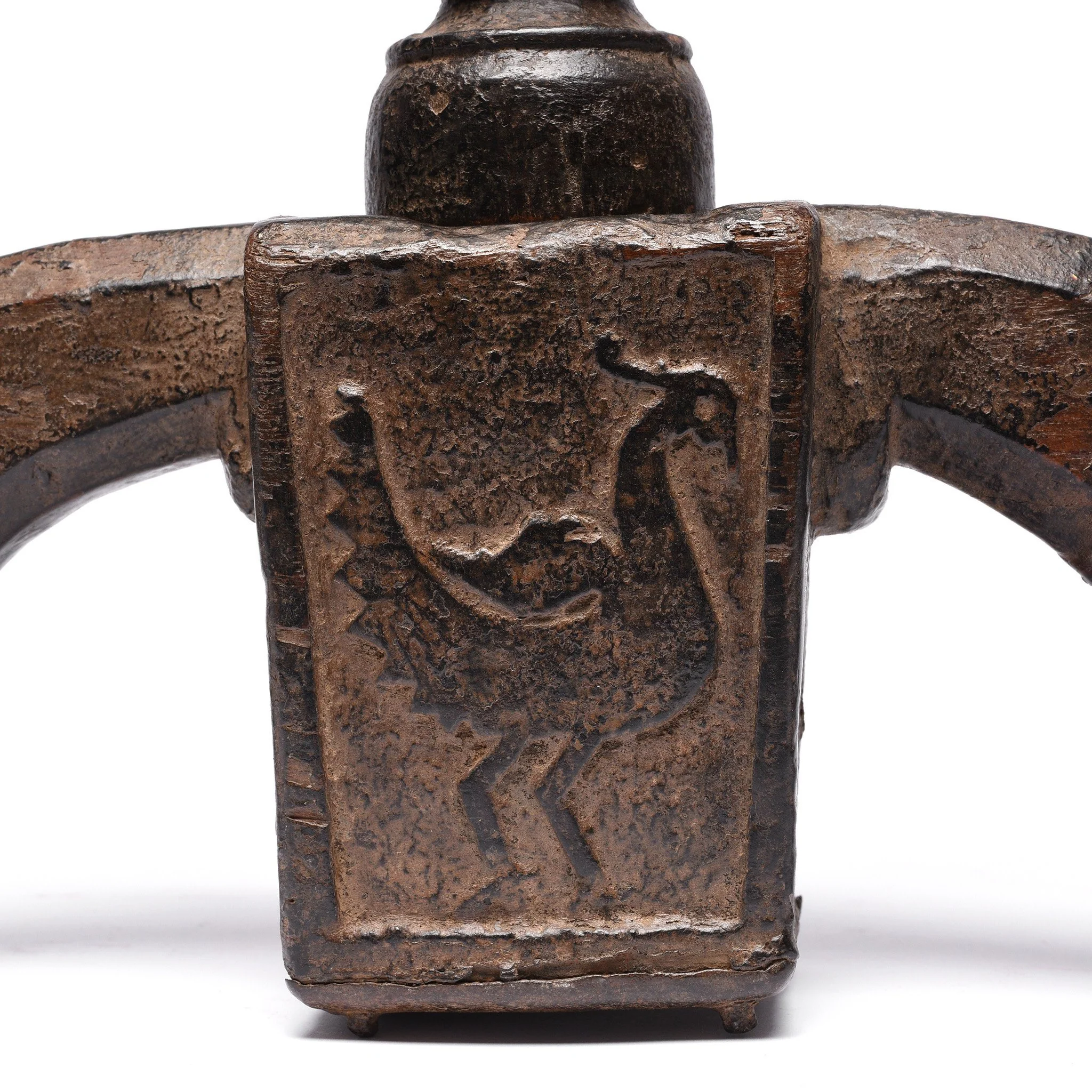 Old Carved Indian Juicer Figure From Banswara - 19thC - Image 2