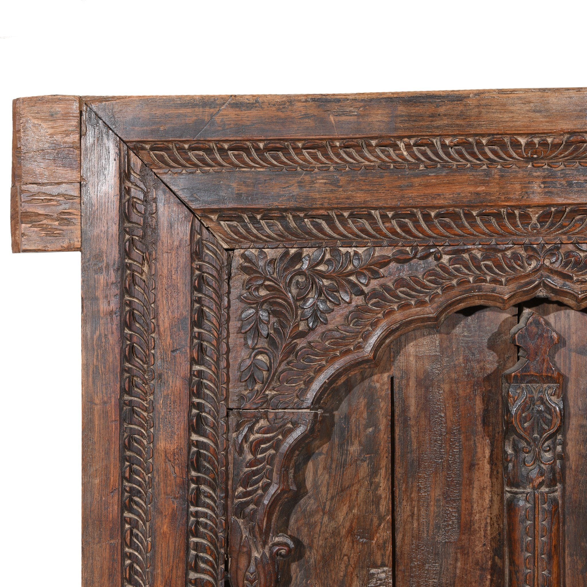 Old Carved Indian Window From Hyderabad - 19thC - Image 3