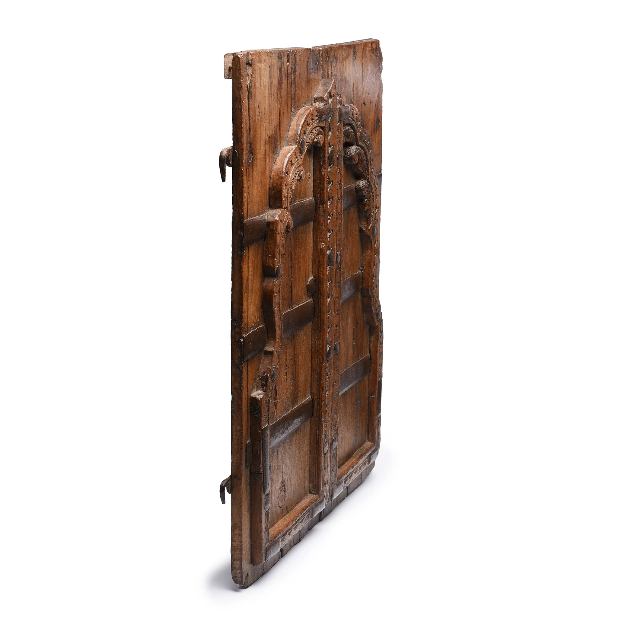 Old Carved Indian Window Shutters From Gujarat - 19thC - Image 3