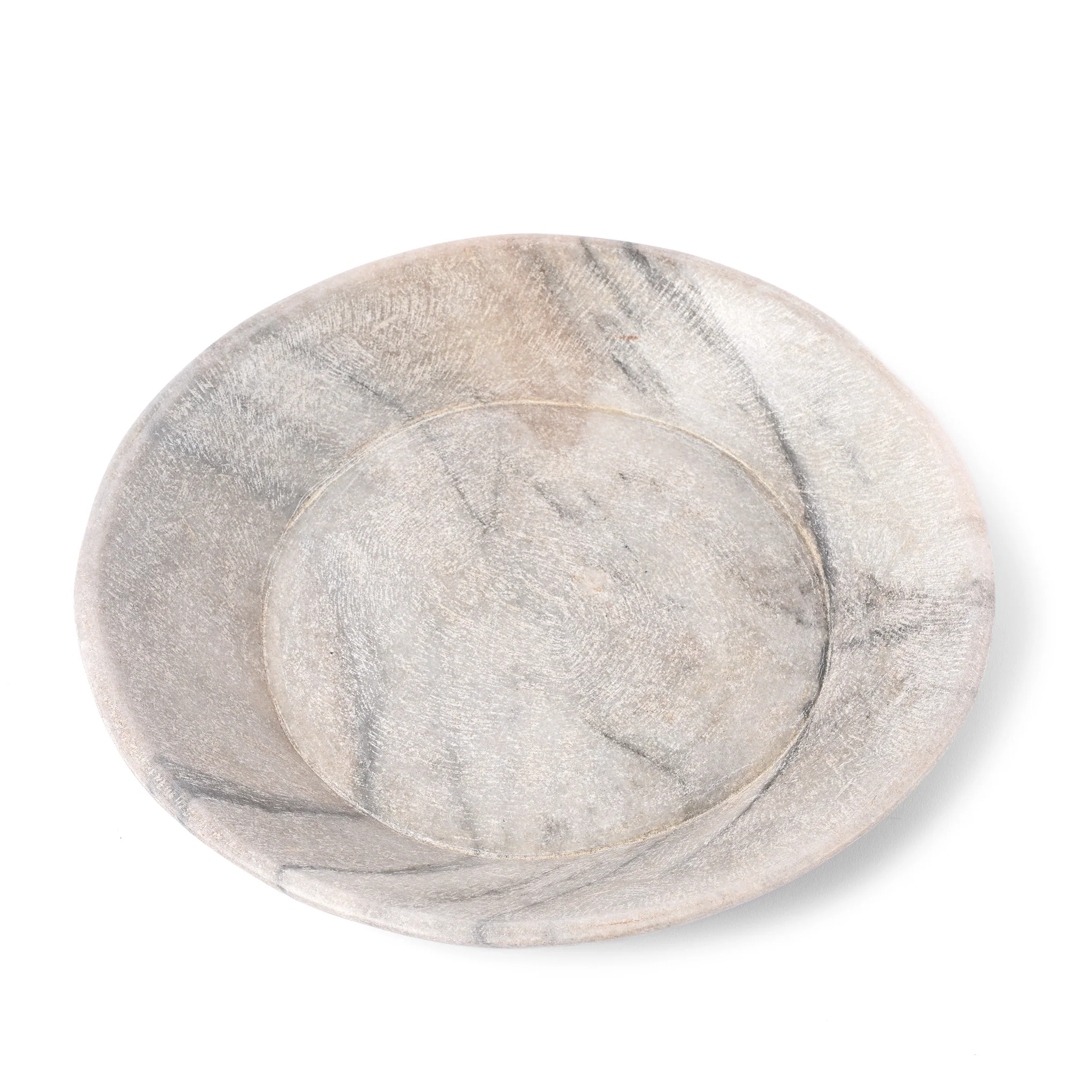 Old Carved Marble Bowl From Rajasthan - 50-80 Yrs Old - Image 2