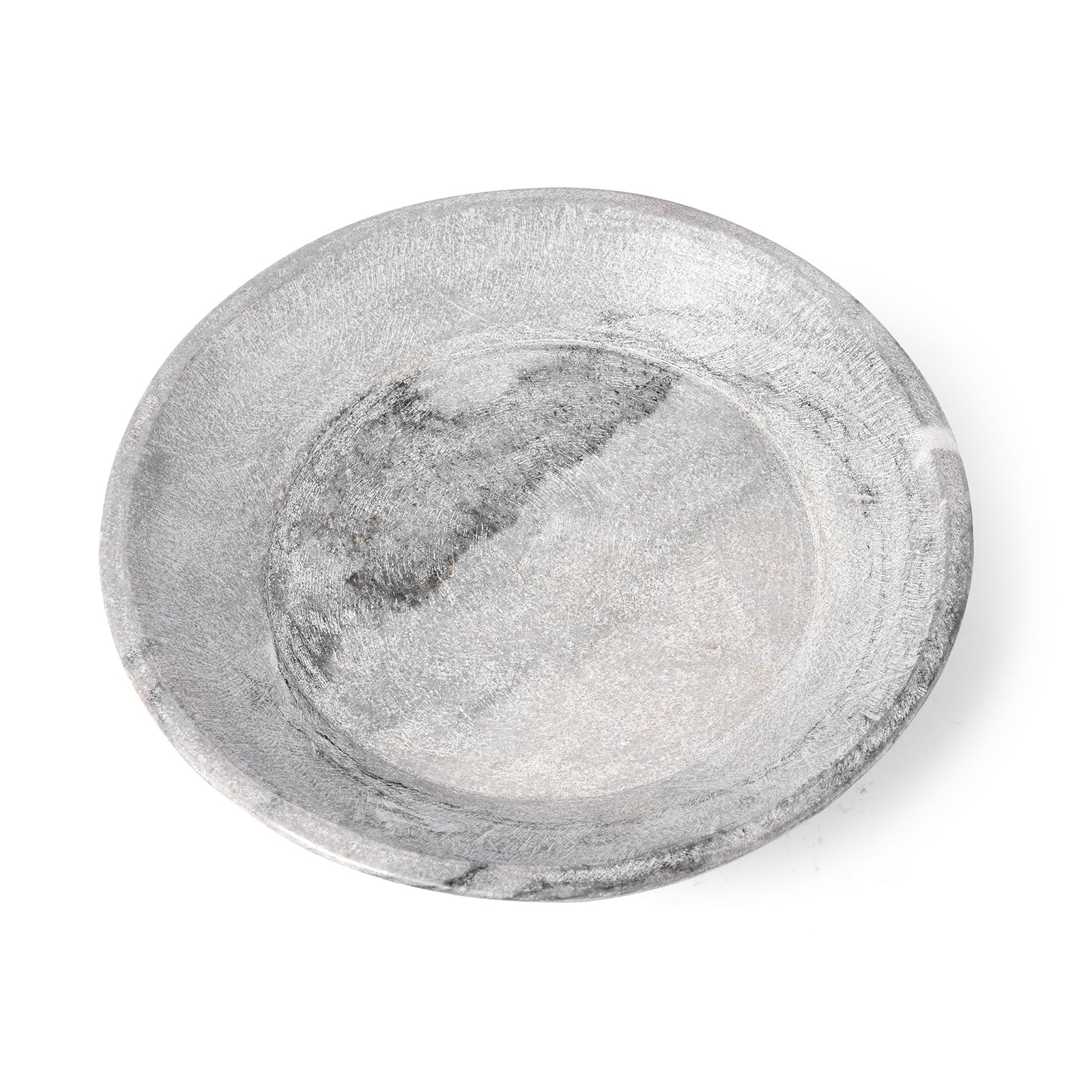 Vintage Carved Marble Bowl From Rajasthan - Ca 1930 - Image 3