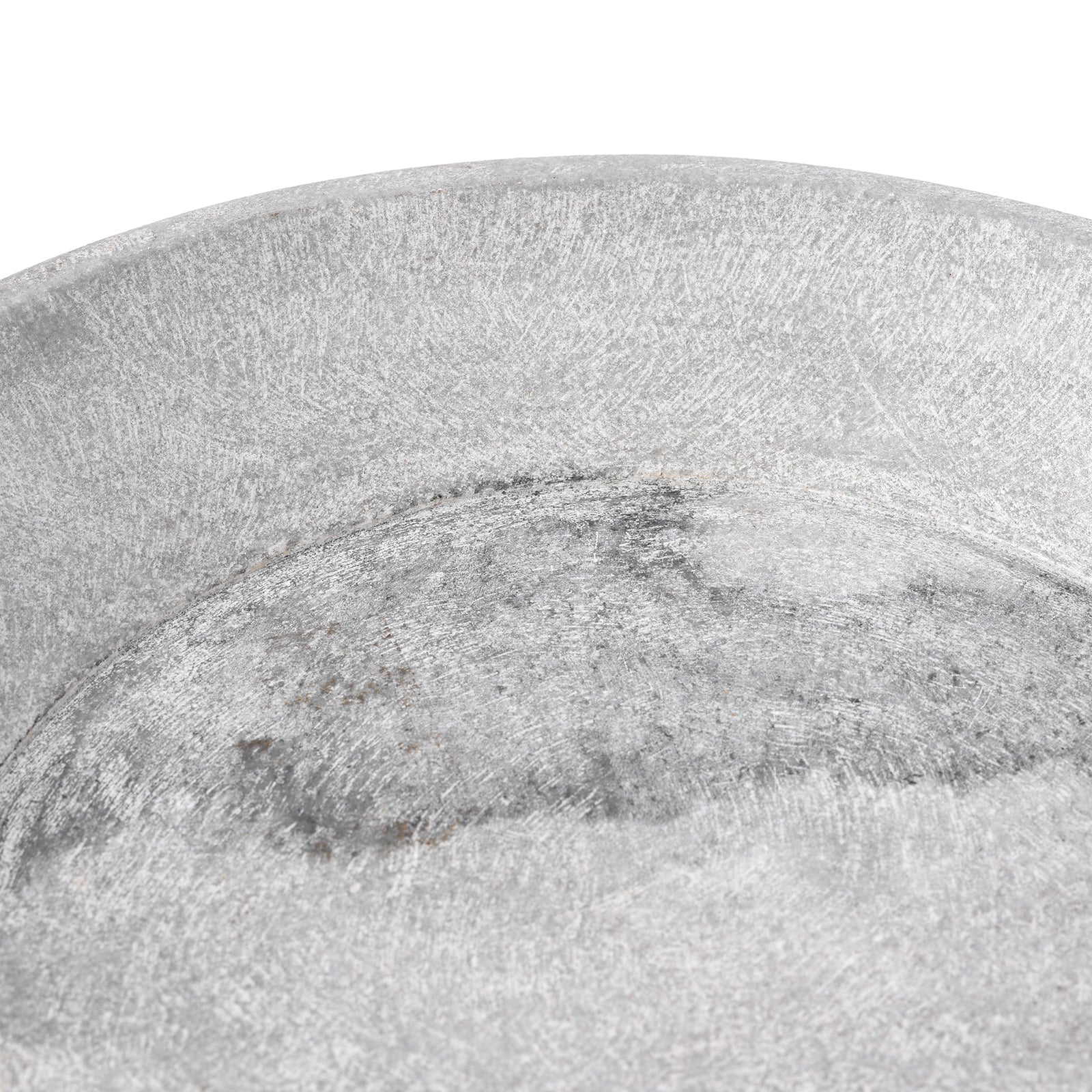 Vintage Carved Marble Bowl From Rajasthan - Ca 1930 - Image 4