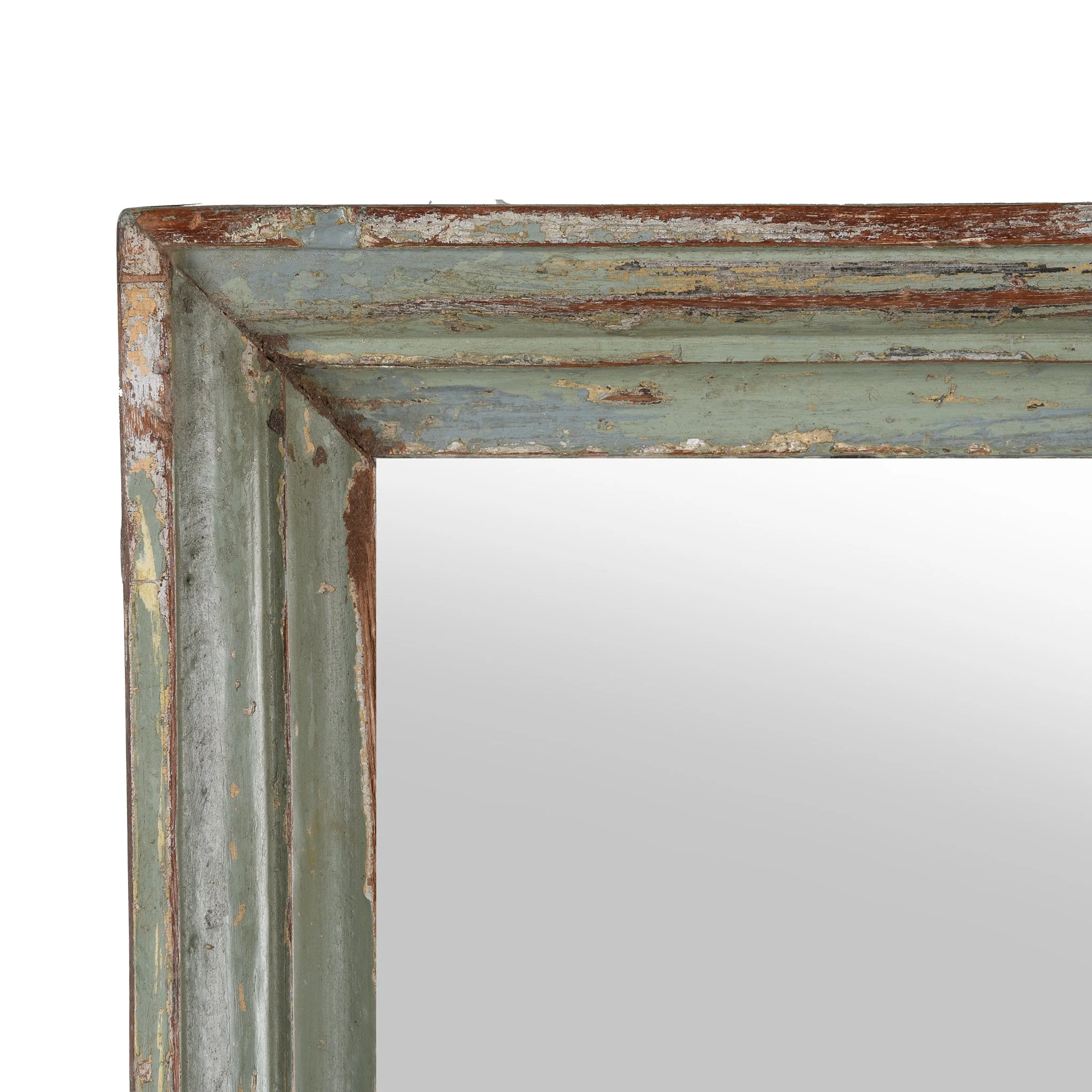 Old Carved Teak Mirror - 19thC - Image 3