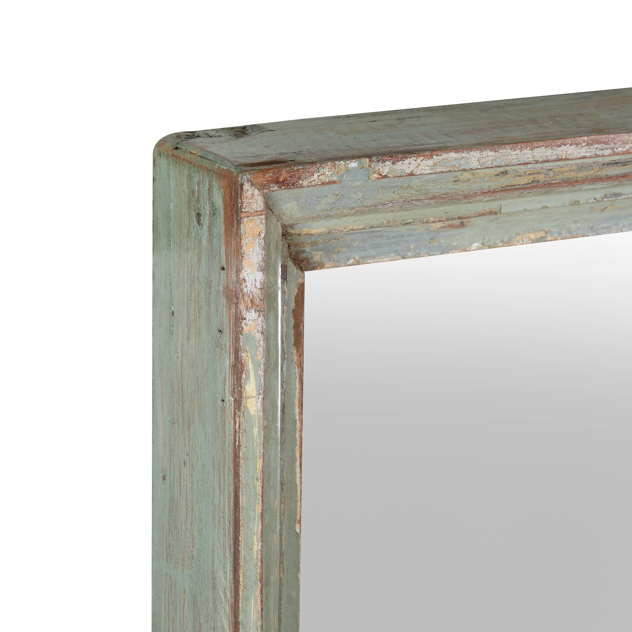 Old Carved Teak Mirror - 19thC - Image 4