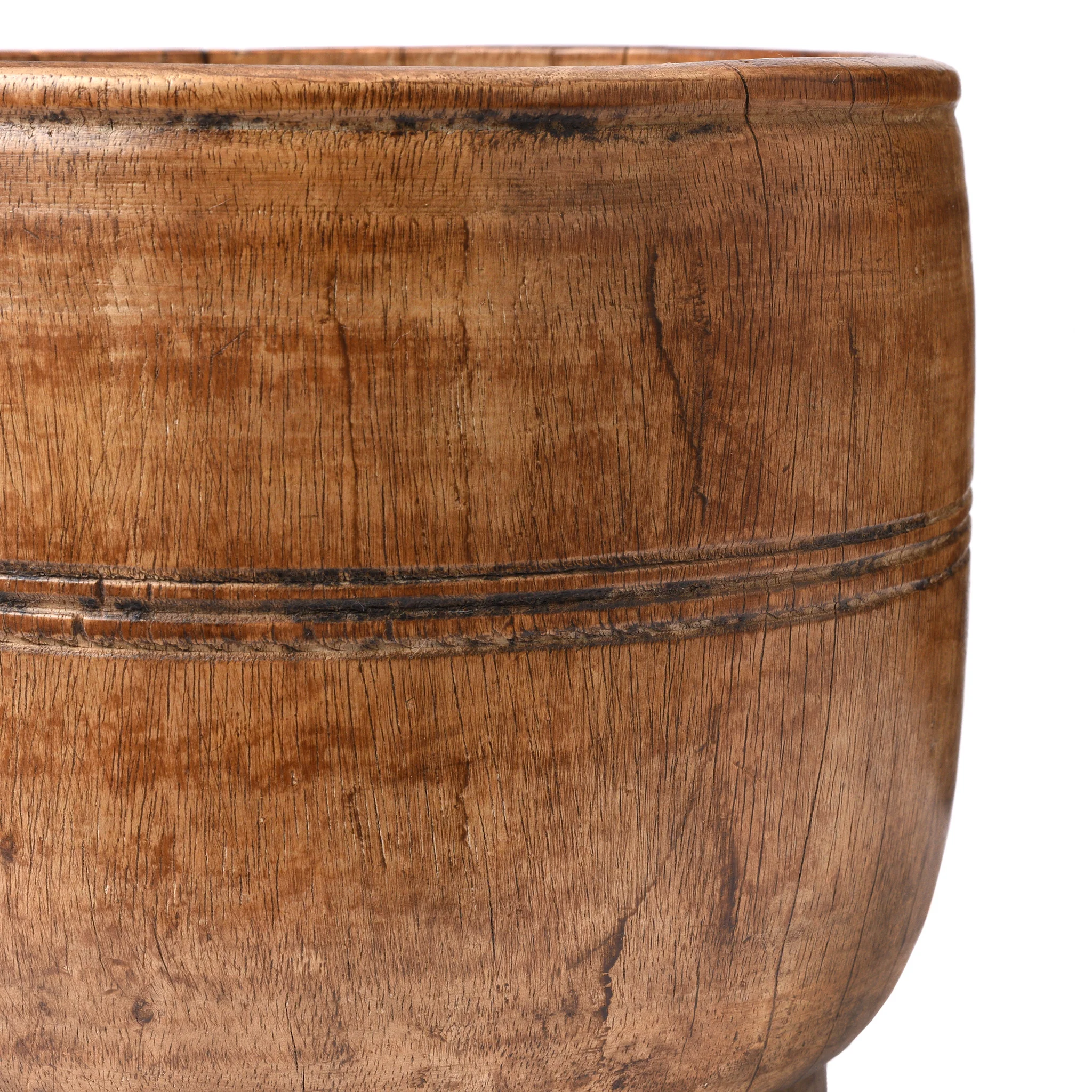 Vintage Cedar Grain Measure From The Himalayas - Image 2