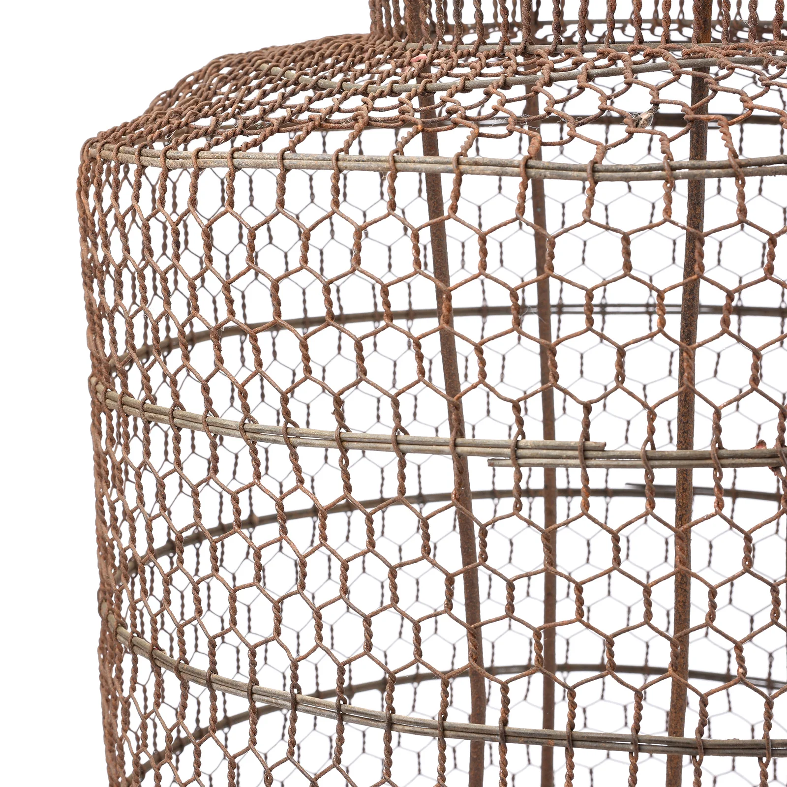 Old Chinese Wire Lantern From Shanxi - Ca 1940's - Image 2