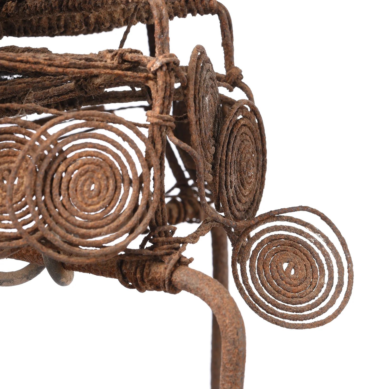 Old Chinese Wire Lantern From Shanxi - Ca 1940's - Image 4