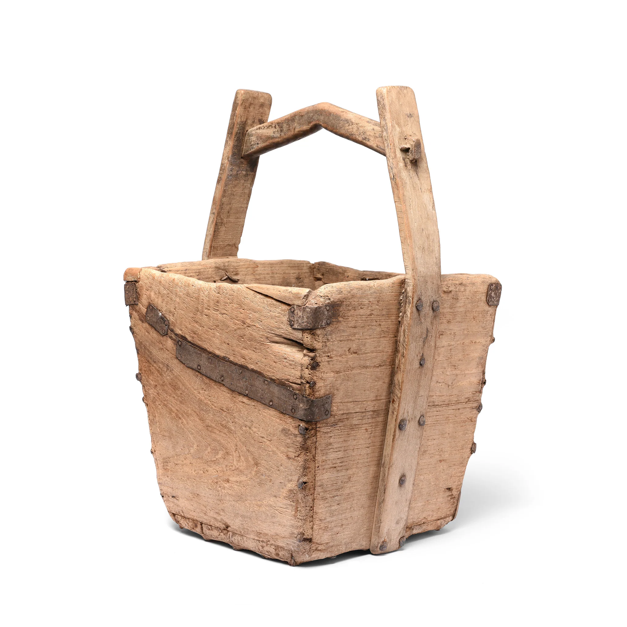 Vintage Elm Farmers Vegetable Basket - Ca 100 Yrs Old - Image 2