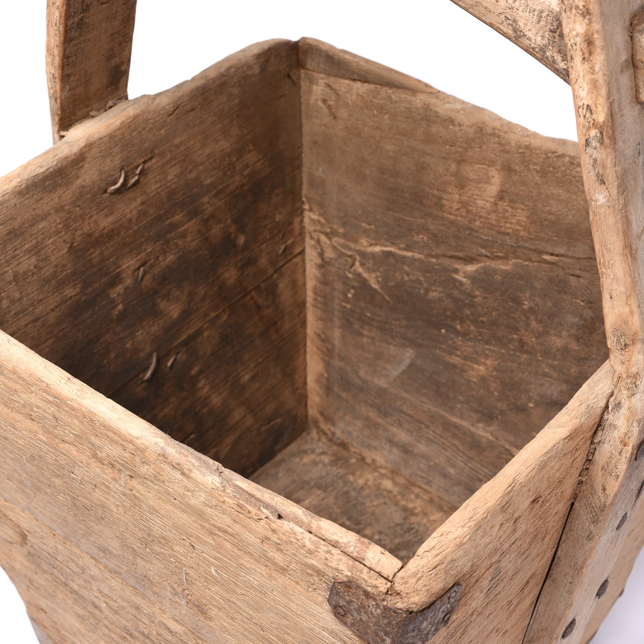 Vintage Elm Farmers Vegetable Basket - Ca 100 Yrs Old - Image 5