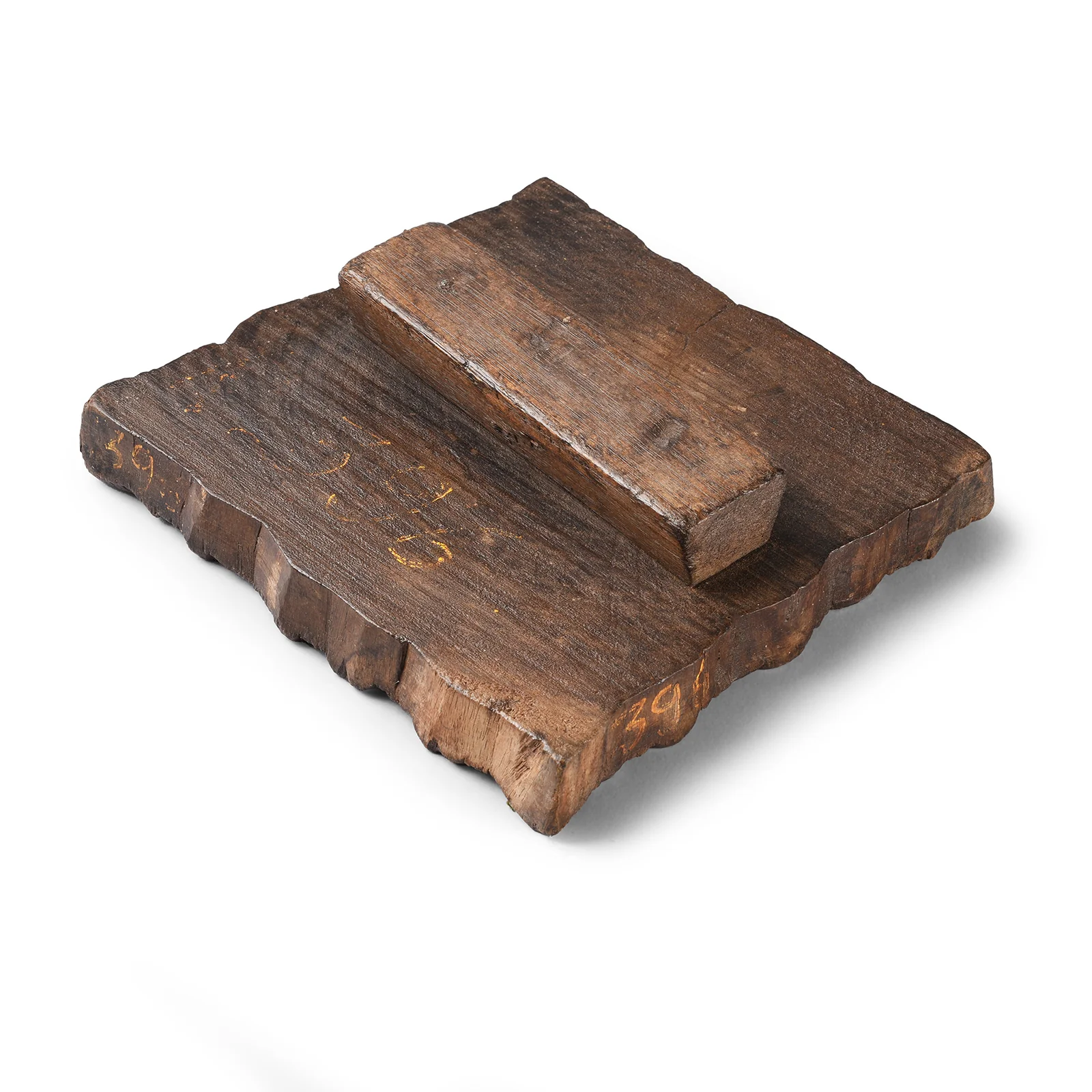 Old Floral Textile Printing Block From Jaipur - Ca 1930 - Image 4