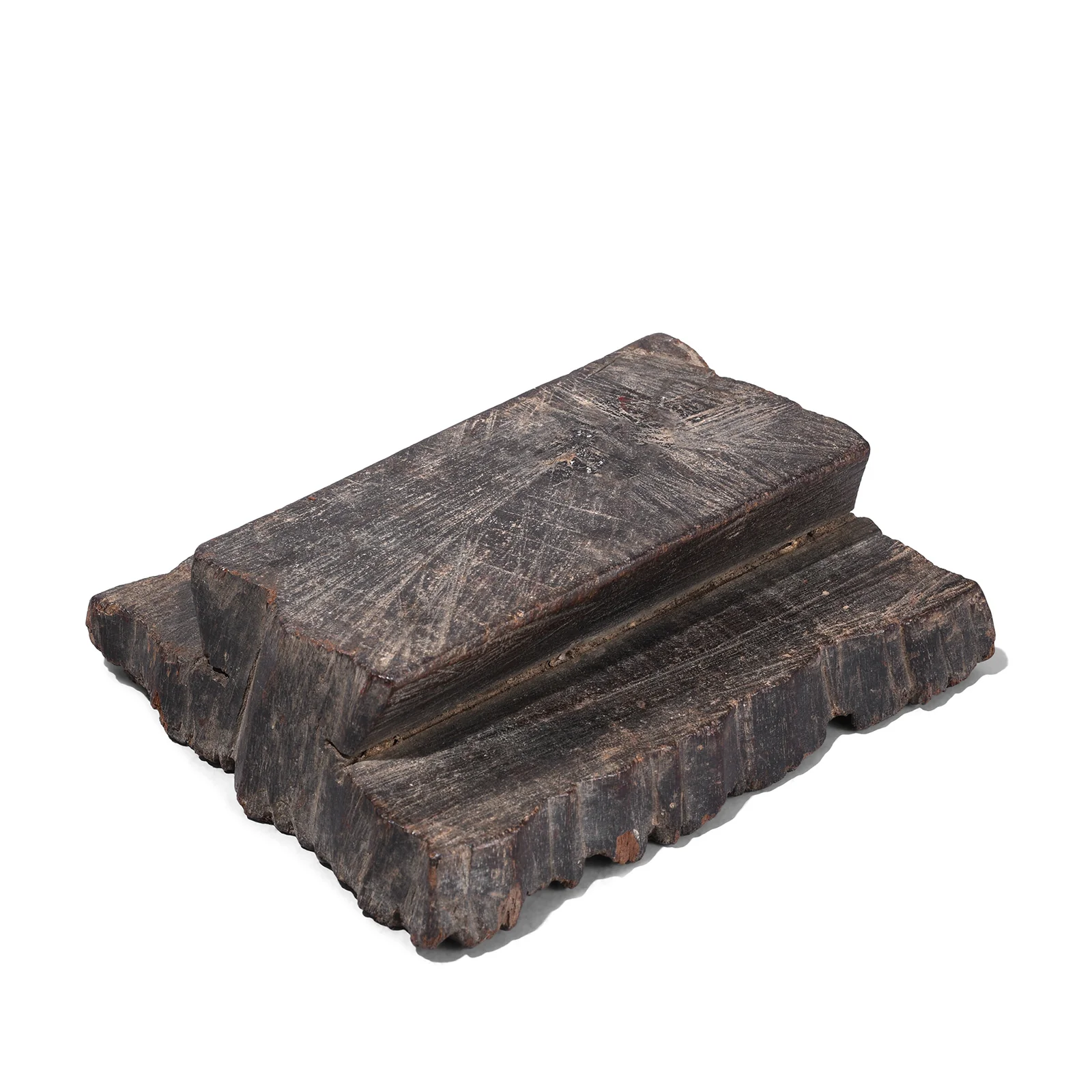 Old Floral Textile Printing Block From Jaipur - Ca 1930 - Image 3