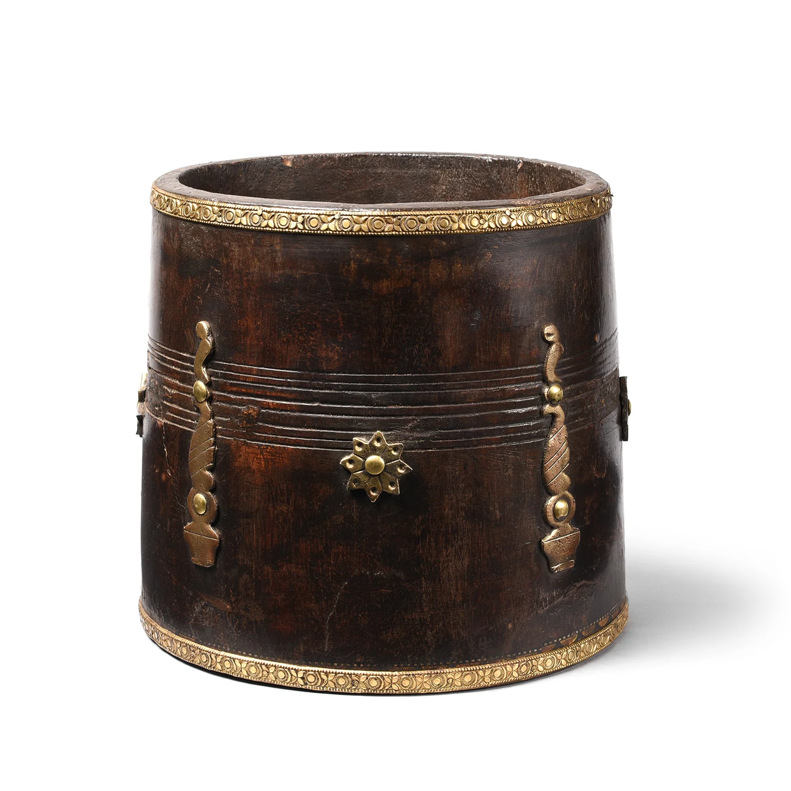 Old Wooden Grain Measure From South India