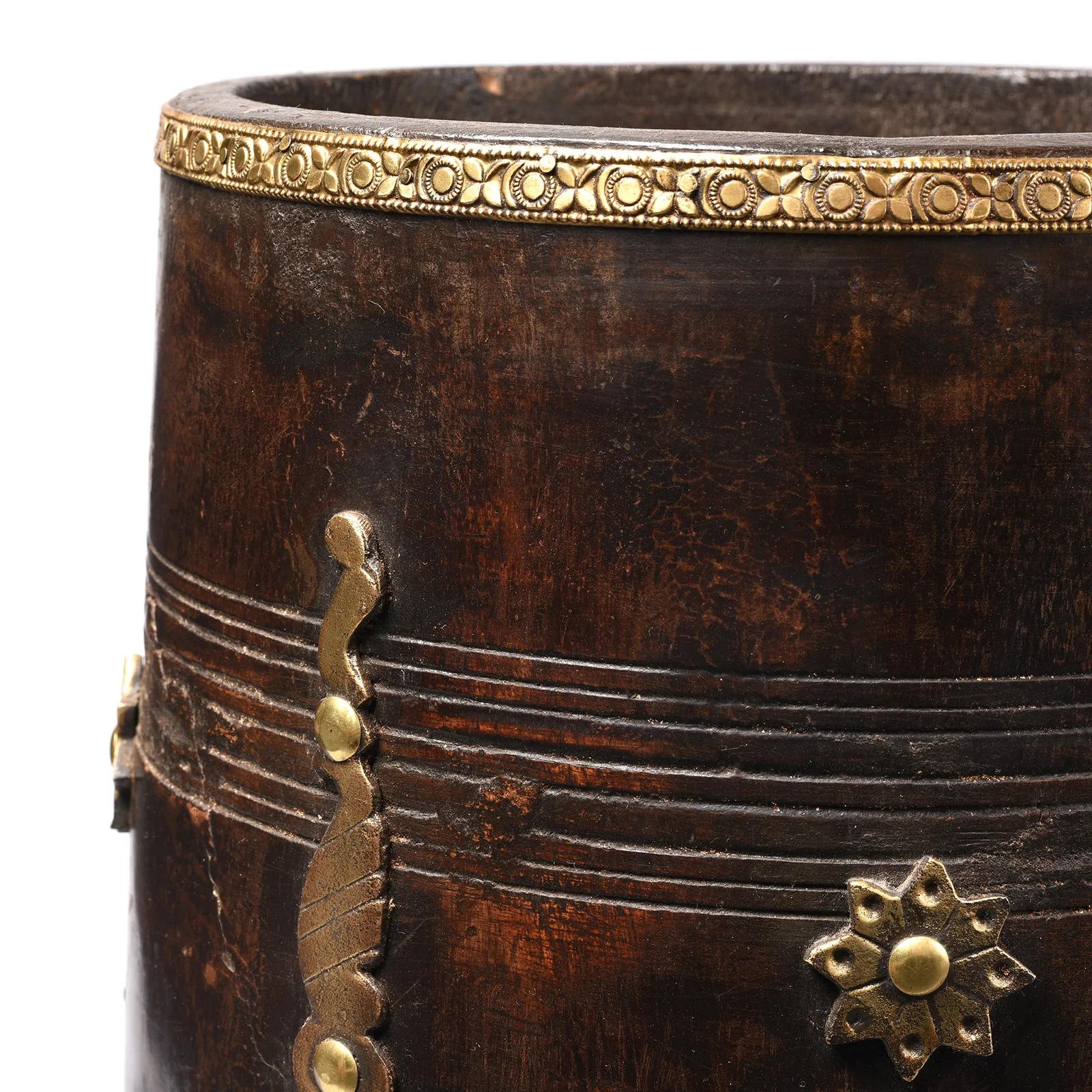 Old Wooden Grain Measure From South India - Image 2