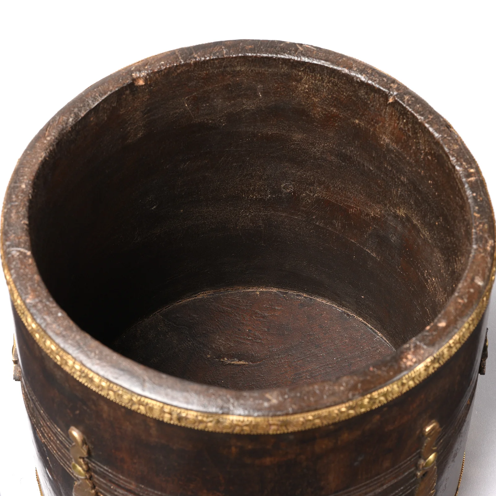 Old Wooden Grain Measure From South India - Image 3