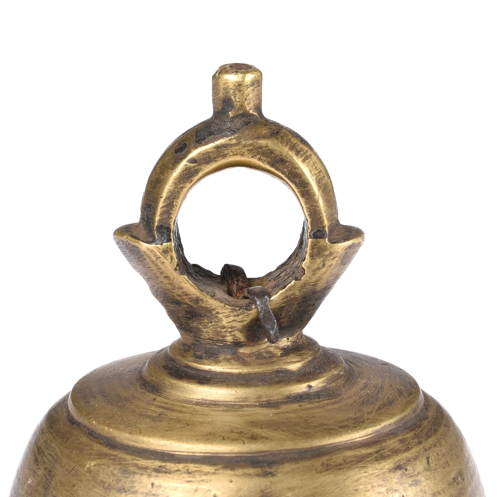 Old Indian Brass Puja Bell From Lucknow - Ca 1920 - Image 3