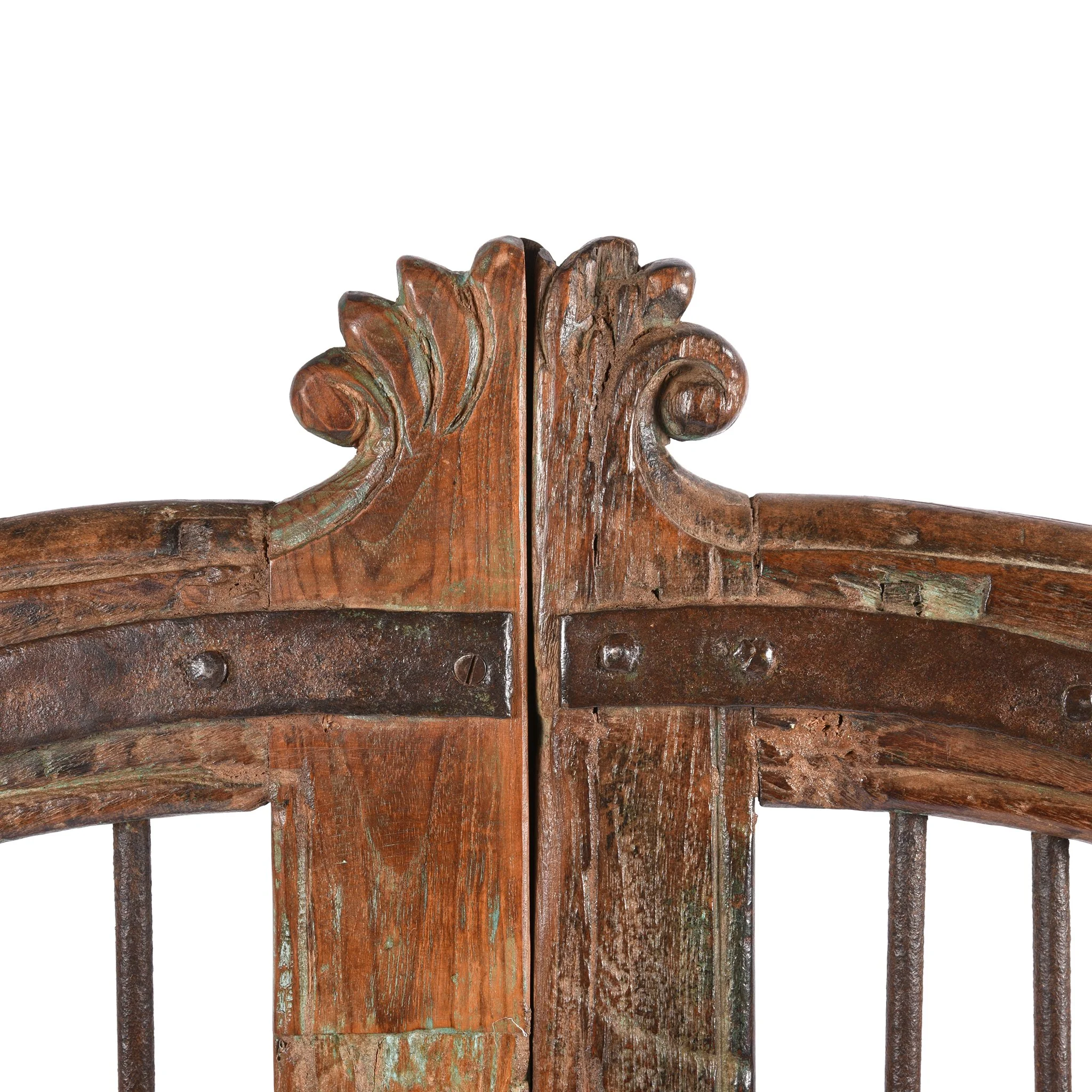 Teak Dog Gates From Gujarat - 19thC - Image 3
