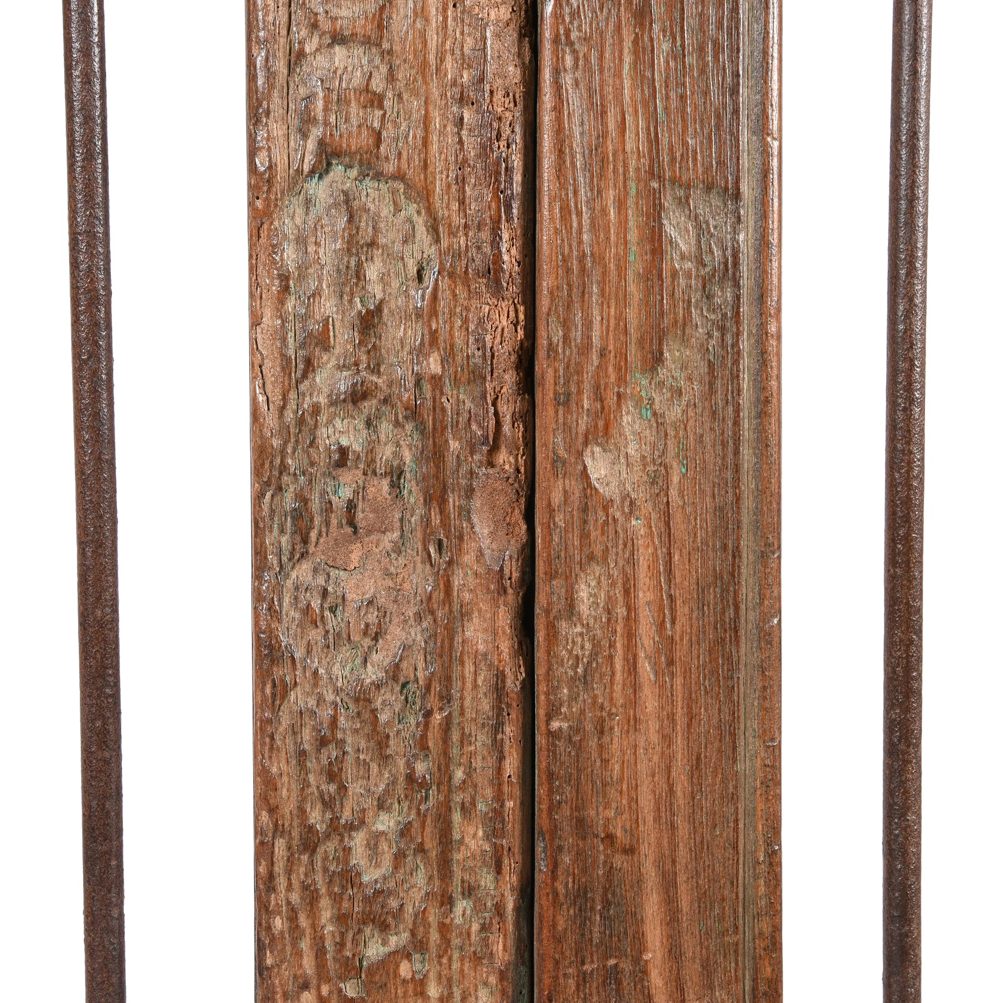 Teak Dog Gates From Gujarat - 19thC - Image 4