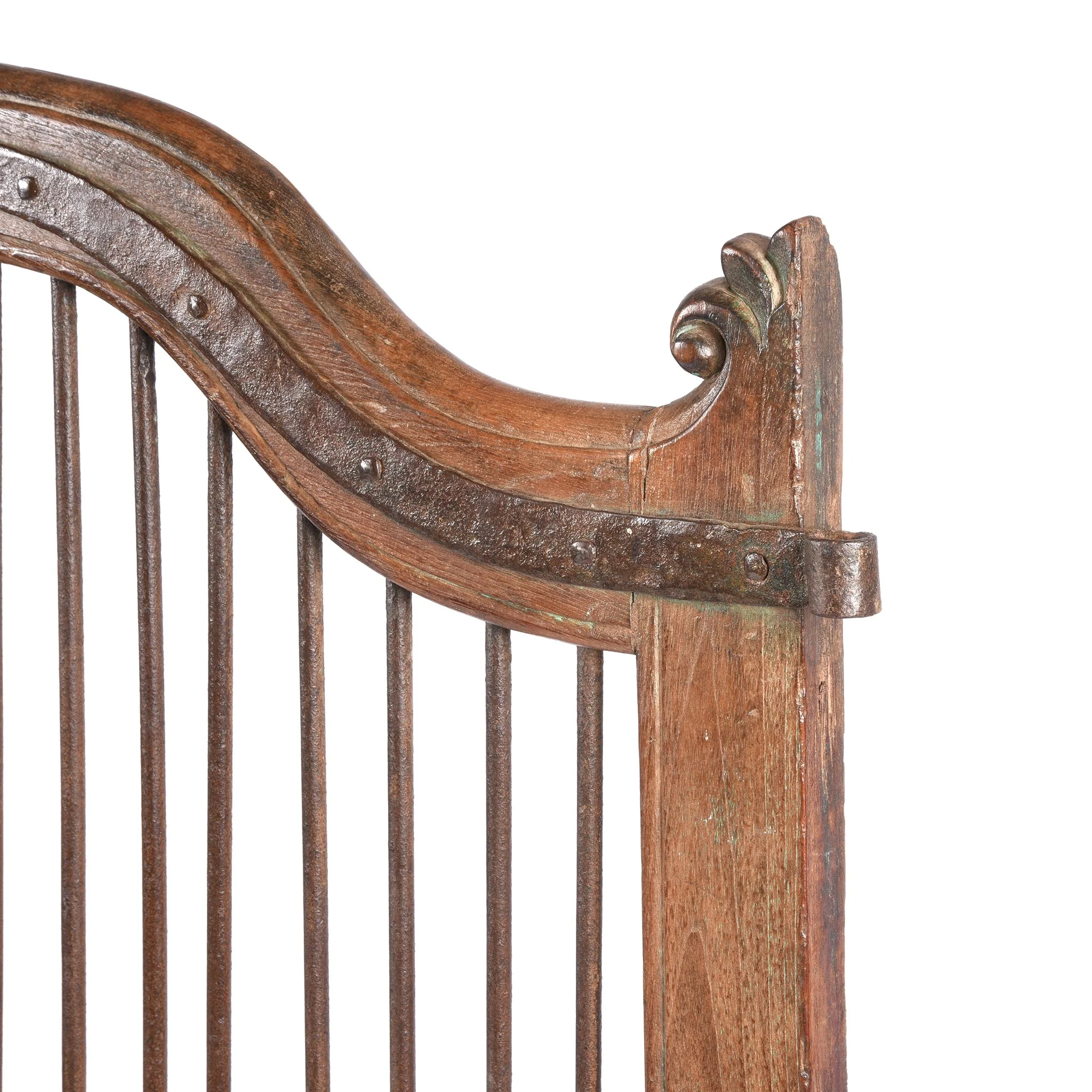 Teak Dog Gates From Gujarat - 19thC - Image 6