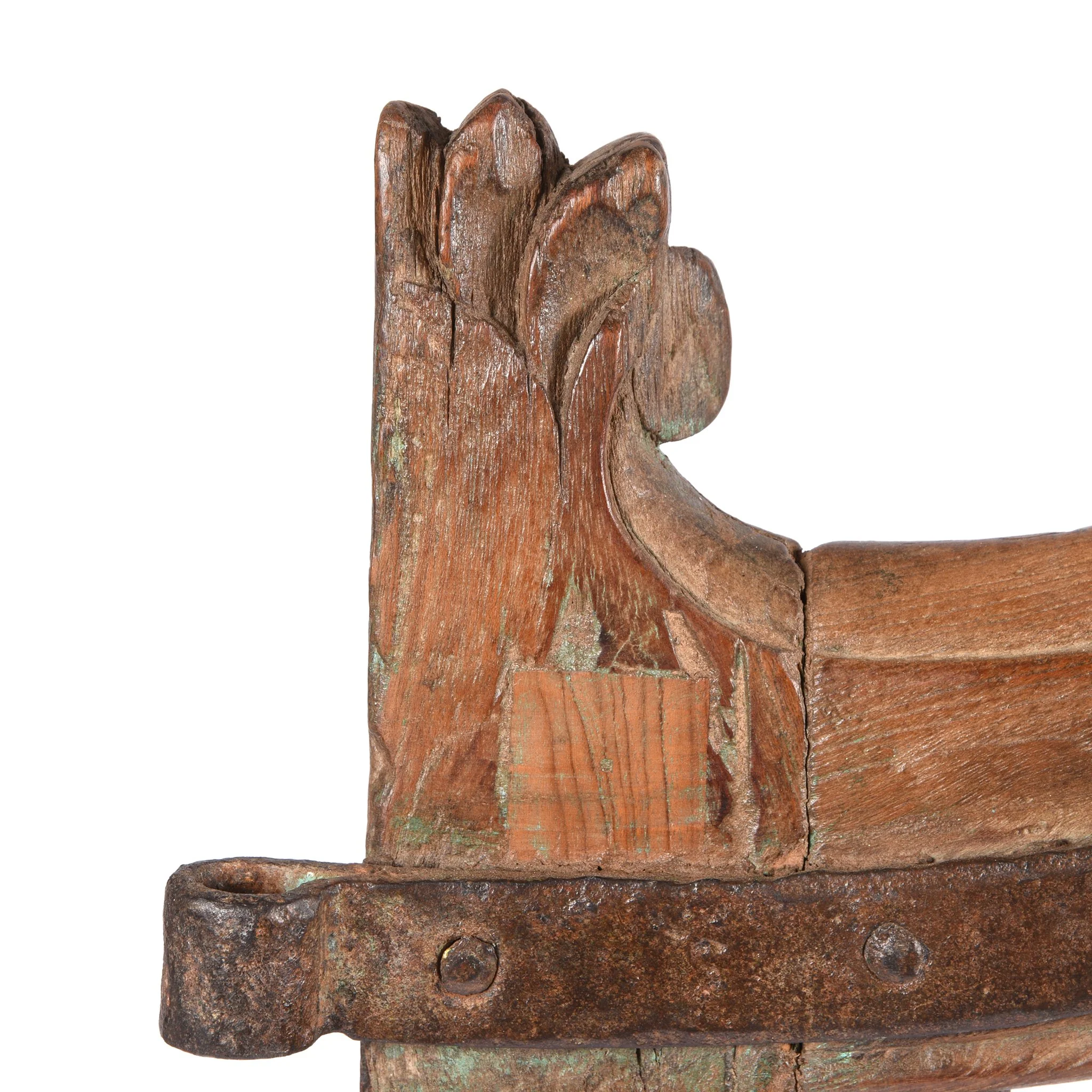 Teak Dog Gates From Gujarat - 19thC - Image 7