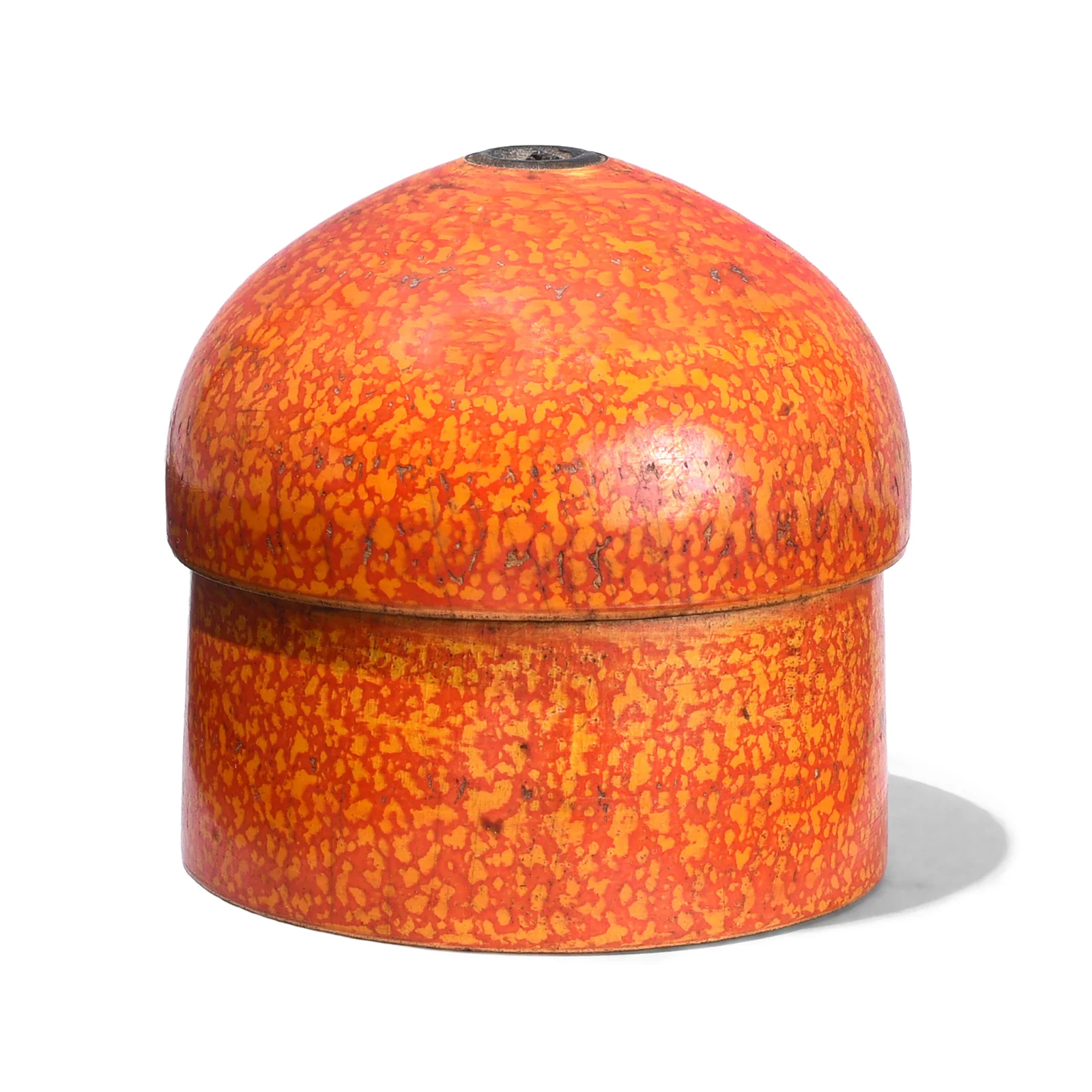 Old Spotted Lacquer Pot From Barmer - Late 19thC - Image 3