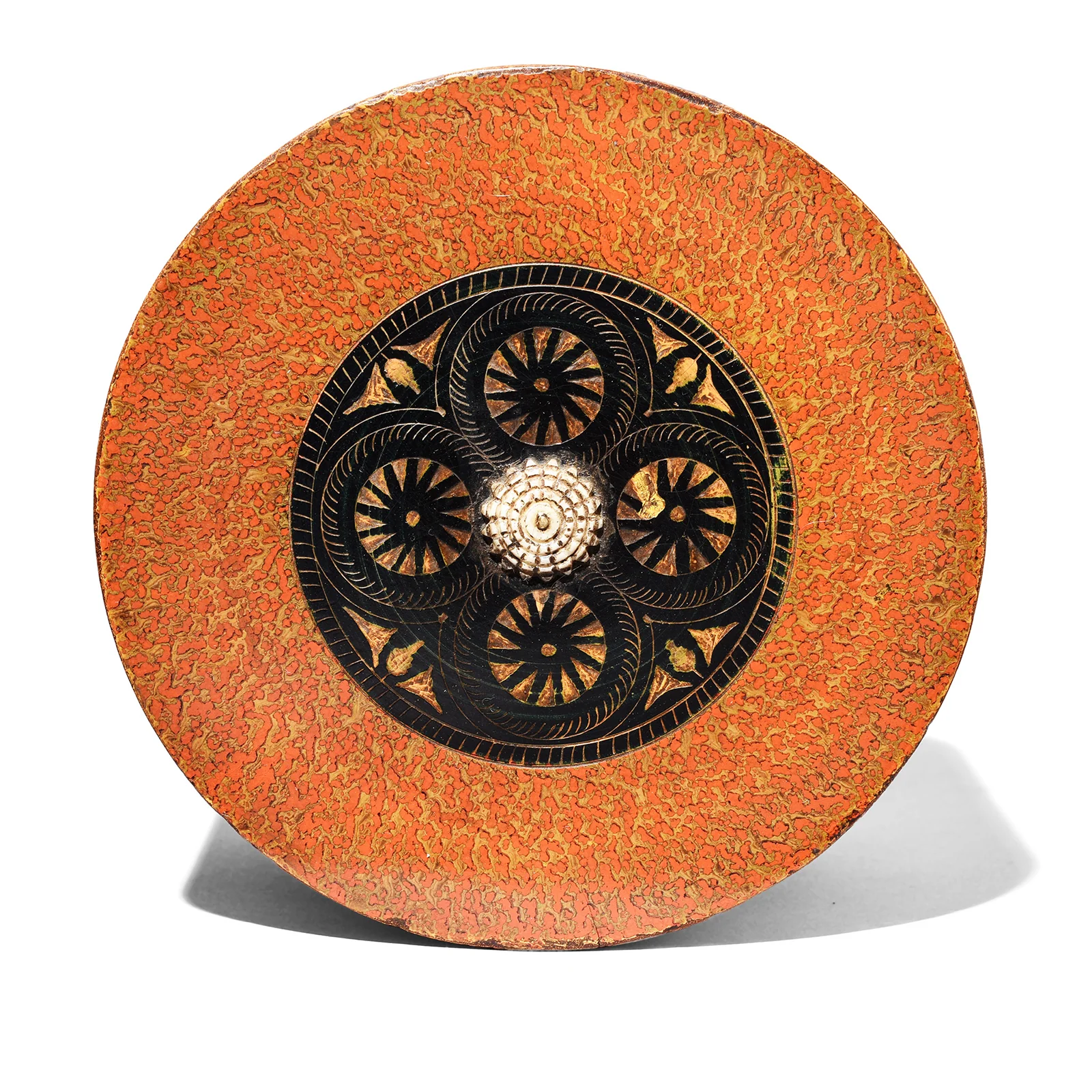 Spotted Lacquer Pot From Barmer - 19th Century - Image 2