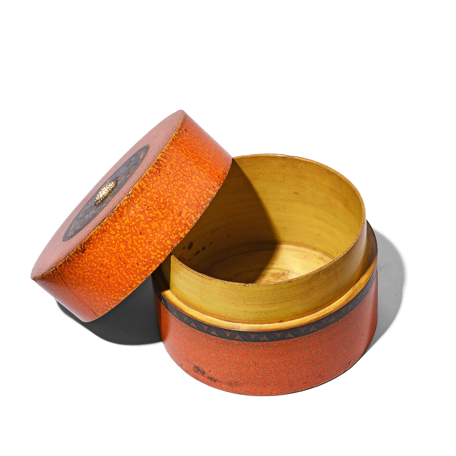 Spotted Lacquer Pot From Barmer - 19th Century - Image 3