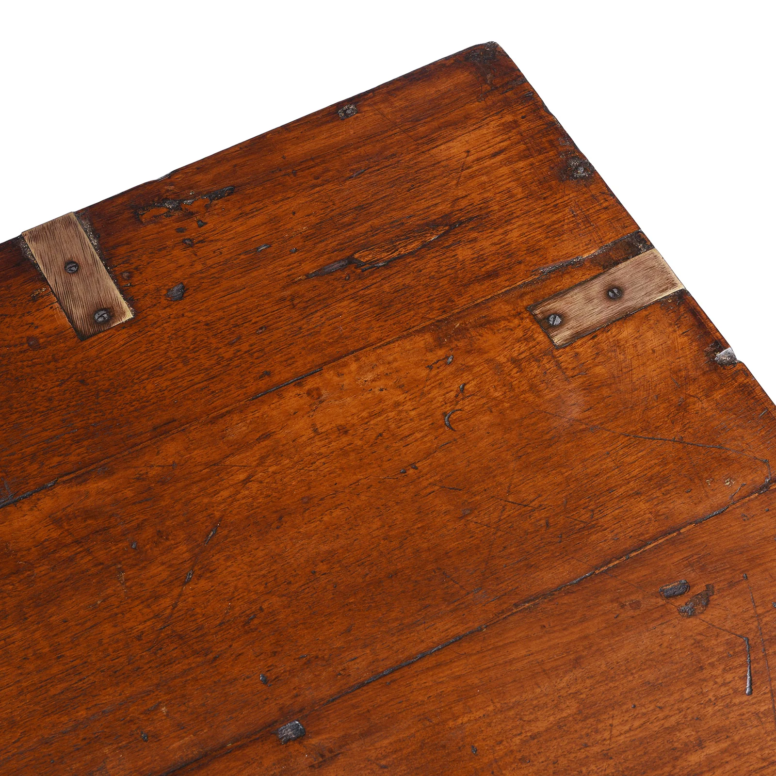 Brass Bound Teak Military Chest - 19th Century - Image 7
