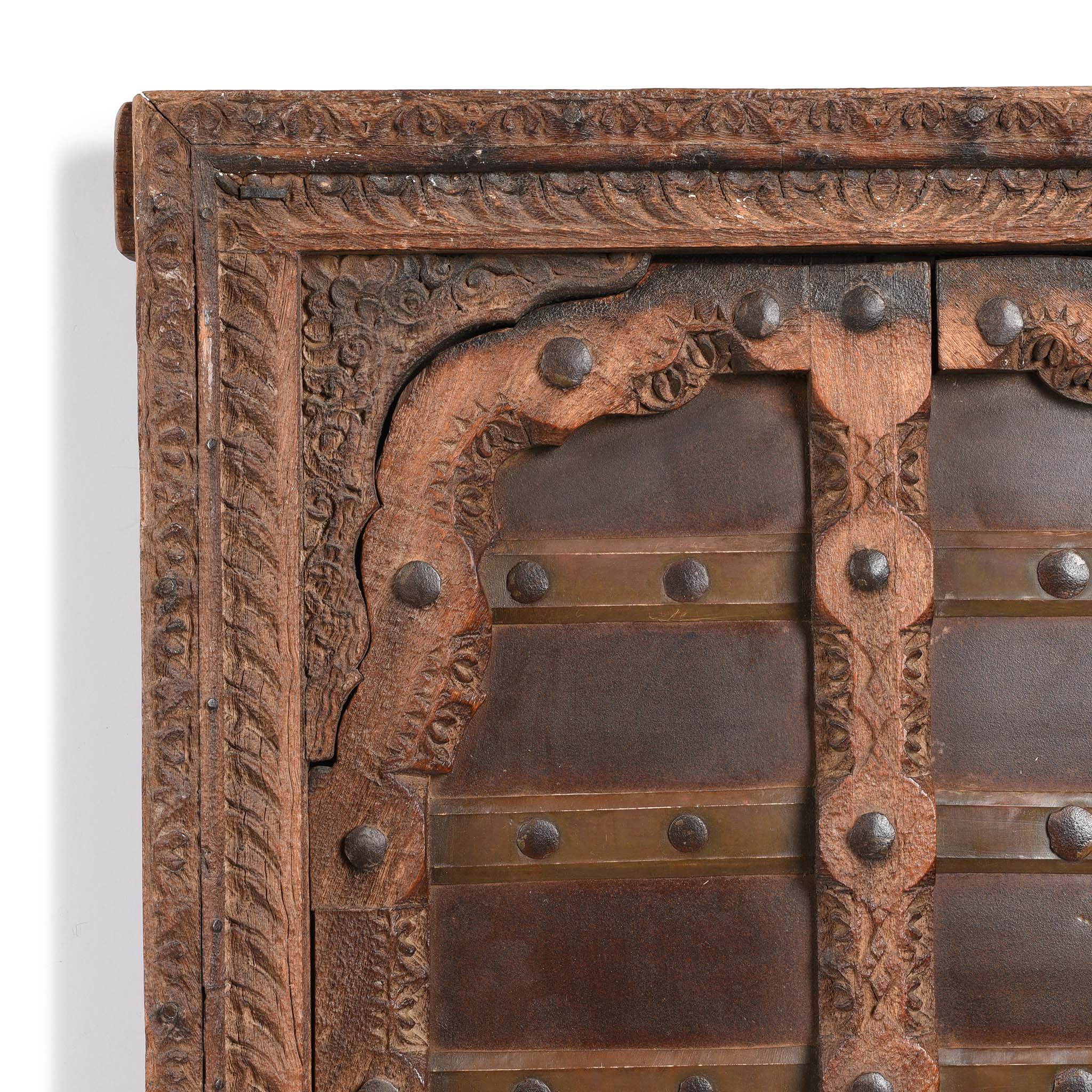 Old Indian Window Shutter From Shekhawati - 19th Century - Image 2